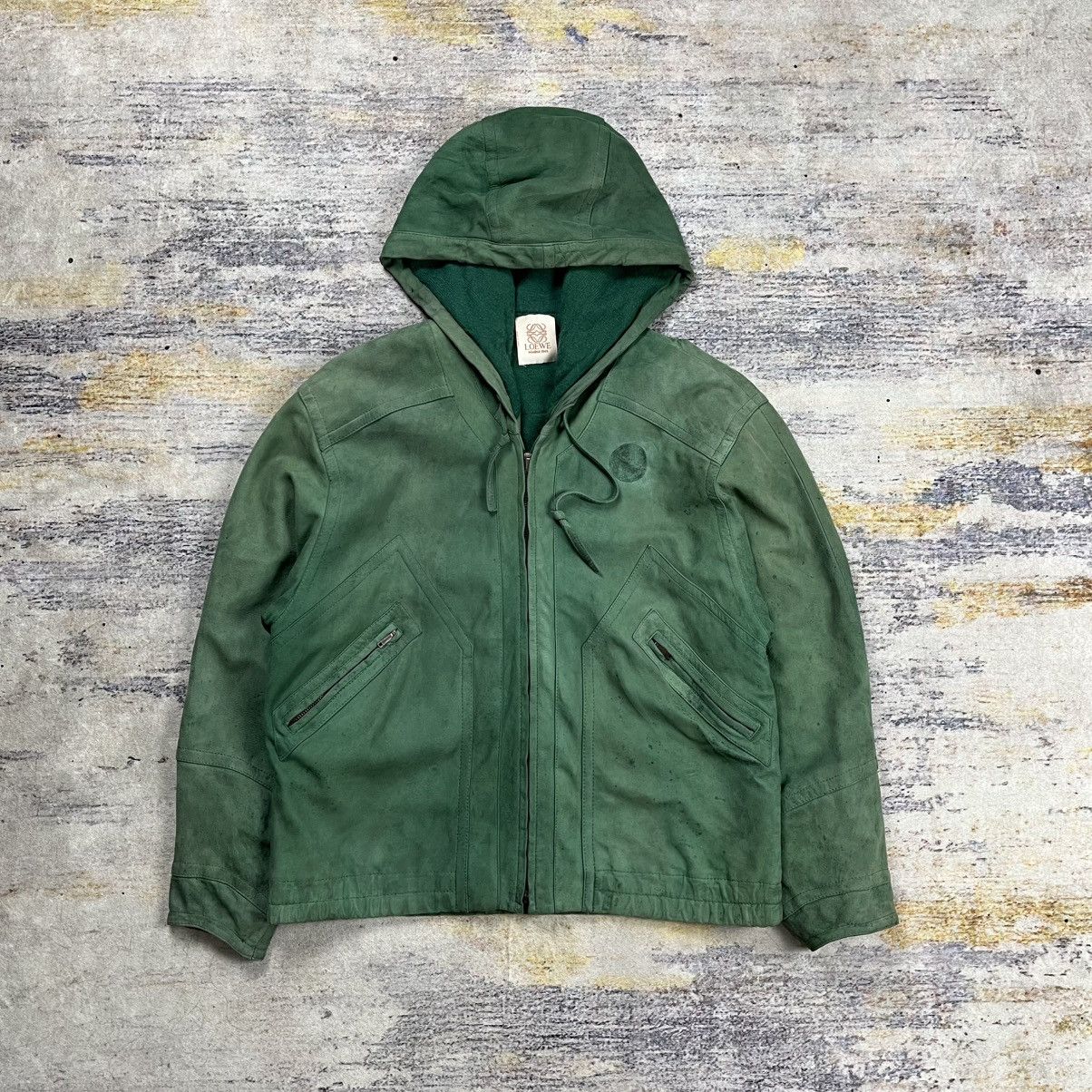 Men's Loewe Leather Jackets | Grailed