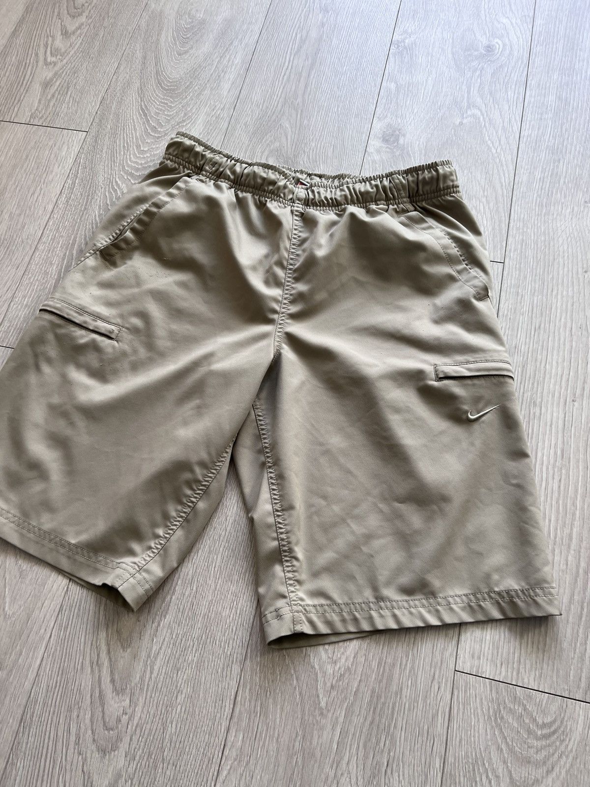 Nike × Vintage Vintage Nike Tonal Swim shorts Trunks 2000s Y2K 00s swoosh Size US 32 / EU 48 - 1 Thumbnail