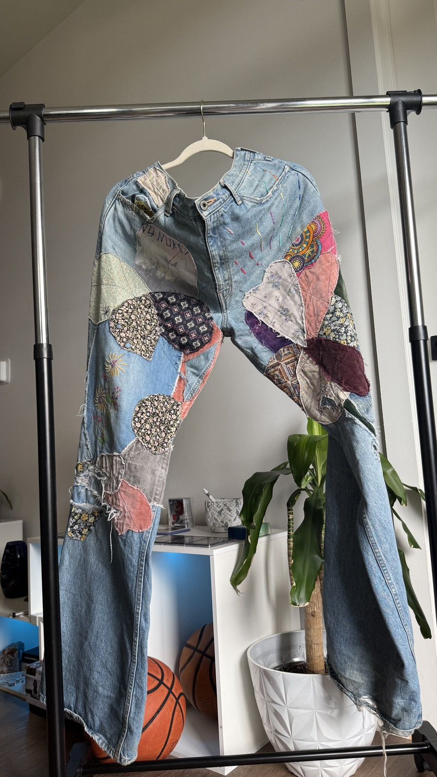 Kapital Kapital Patchwork Embroidered Denim Size US 38 / EU 54 - 2 Thumbnail