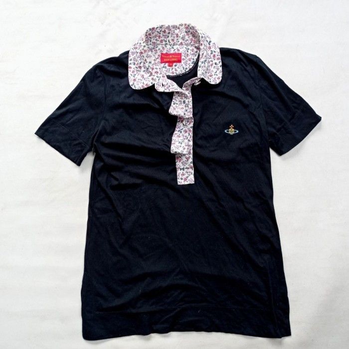 Liberty vivienne westwood drap liberty floral collar polo shirt Size M / US 6-8 / IT 42-44 - 1 Thumbnail