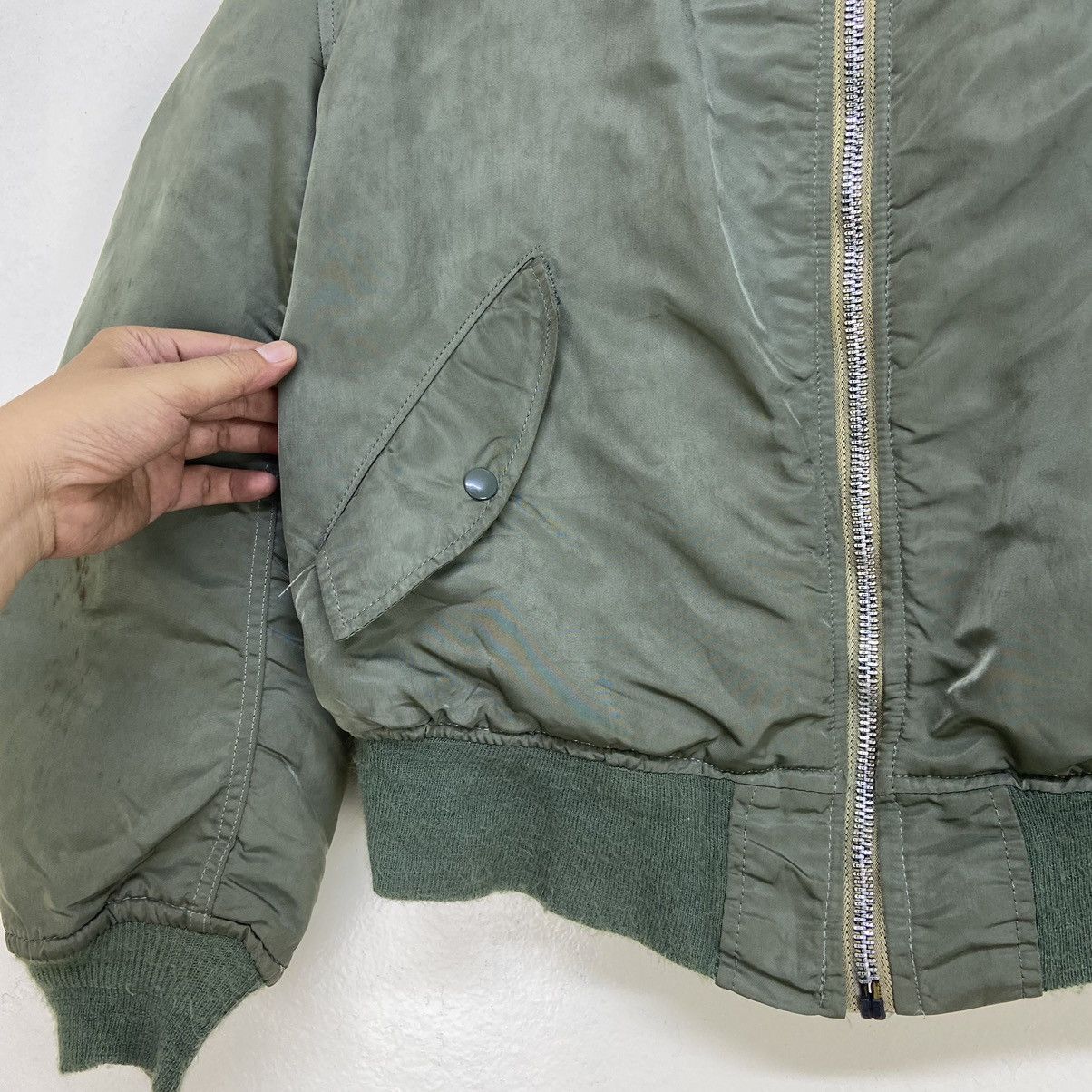 Alpha Industries Vintage Alpha Industries Bomber Flight MA-1 Jacket Size US L / EU 52-54 / 3 - 7 Thumbnail