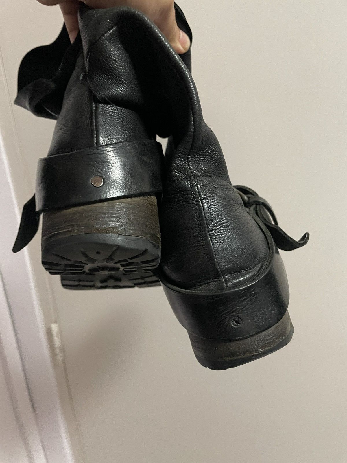 Ma+ Ma+ Buckle engineer boots cow leather eu42 Size US 9 / EU 42 - 6 Thumbnail