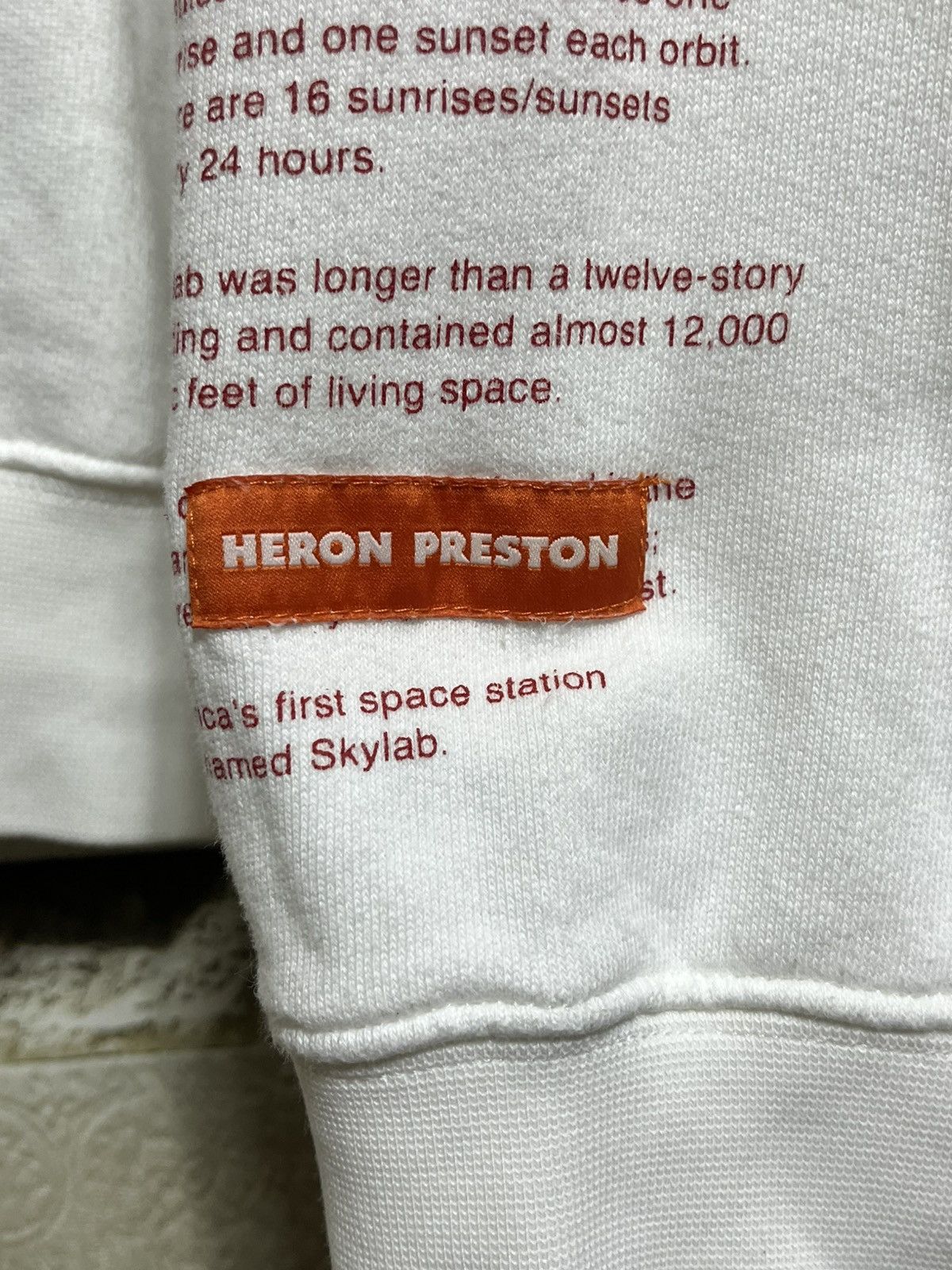 Heron Preston HERON PRESTON NASA PRINTED SWEATSHIRT Size US M / EU 48-50 / 2 - 8 Thumbnail