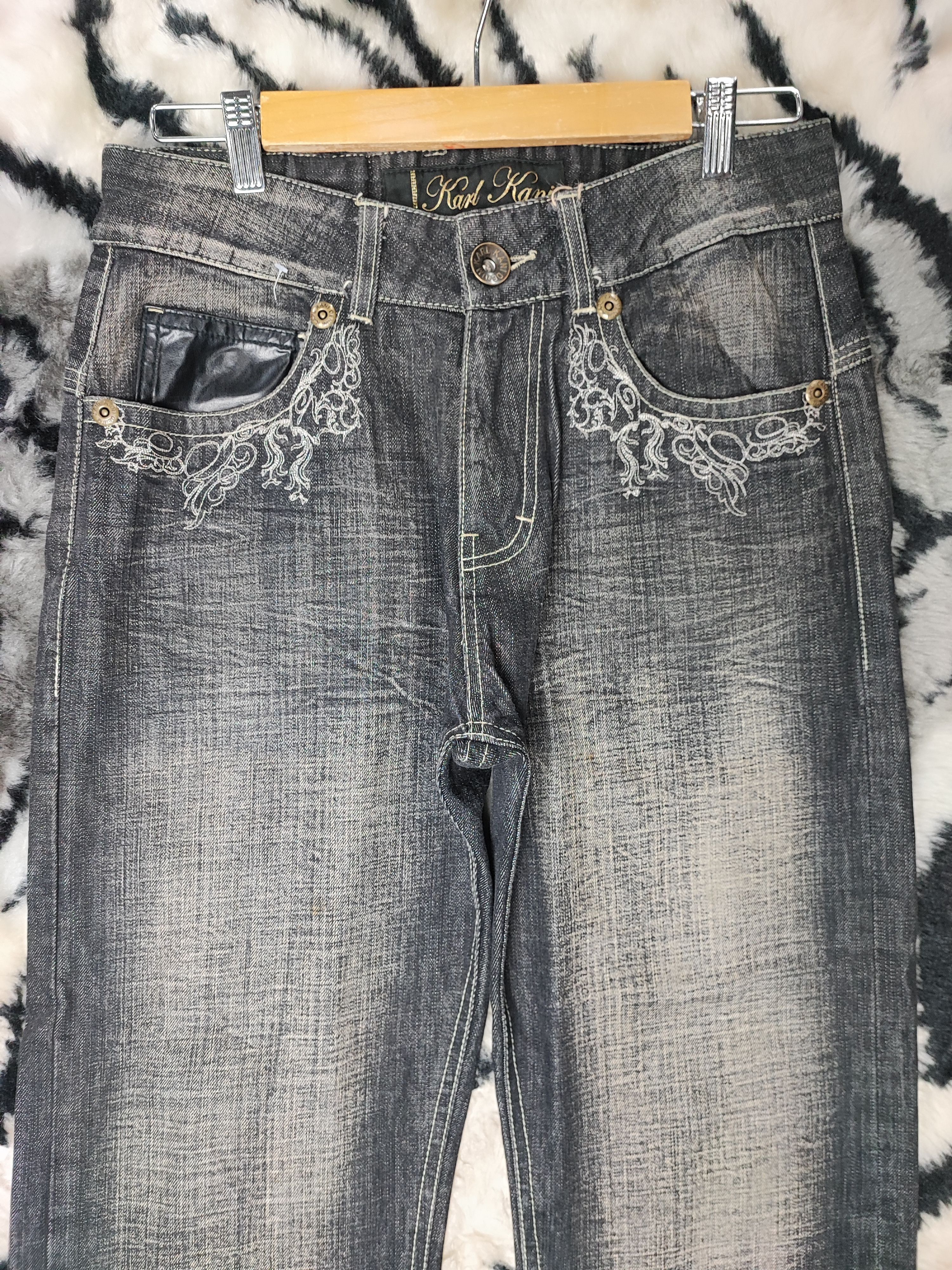 Karl Kani Vintage 90’s Style Karl Kani Baggy Distress Jean Size US 30 / EU 46 - 3 Thumbnail