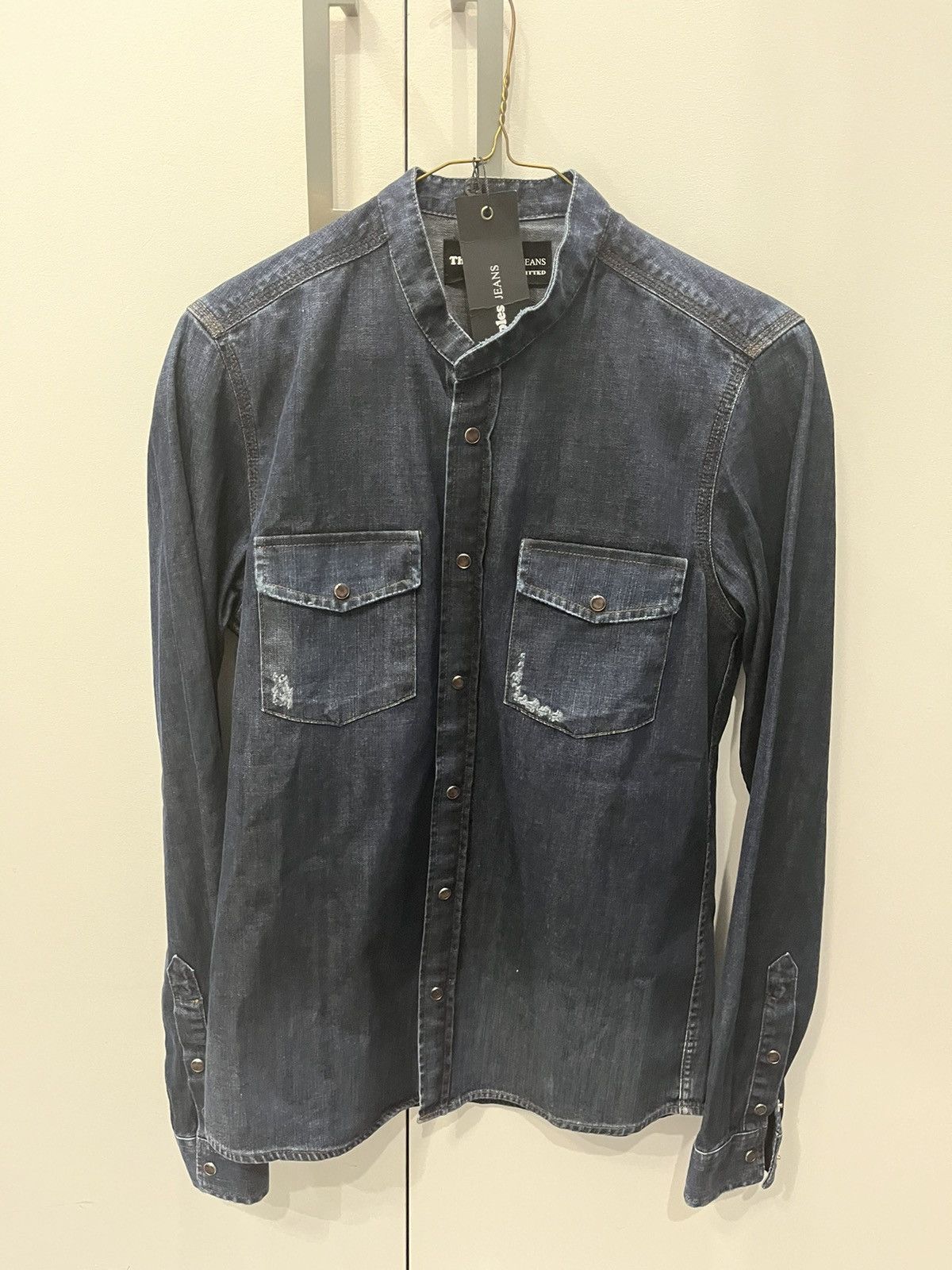 The Kooples The Kooples Men’s Blue Denim Button Down Size US XS / EU 42 / 0 - 1 Thumbnail