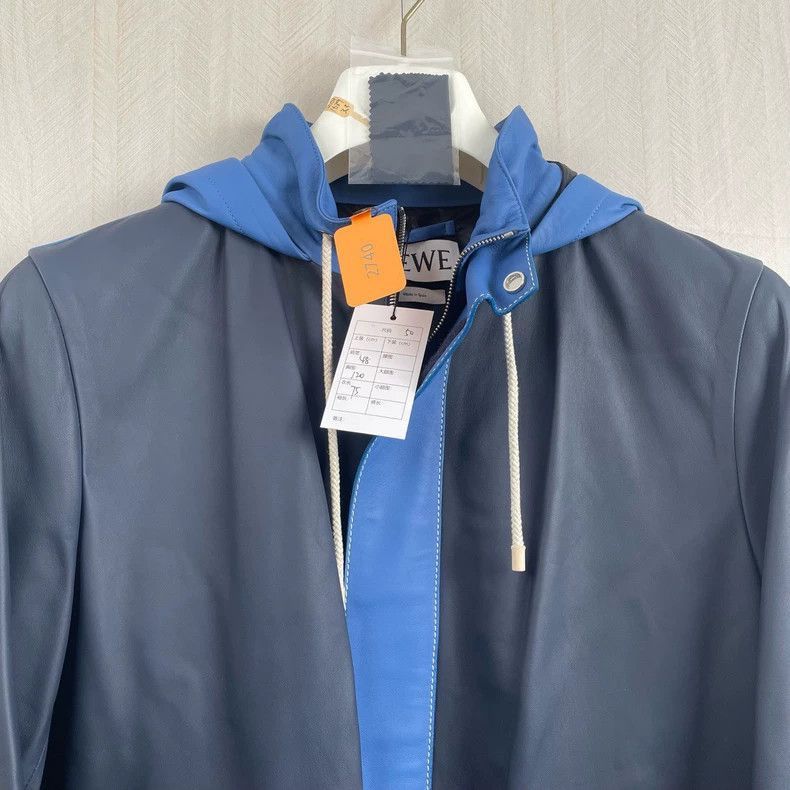 Loewe new Loewe leather jacket with hood Size US L / EU 52-54 / 3 - 8 Thumbnail