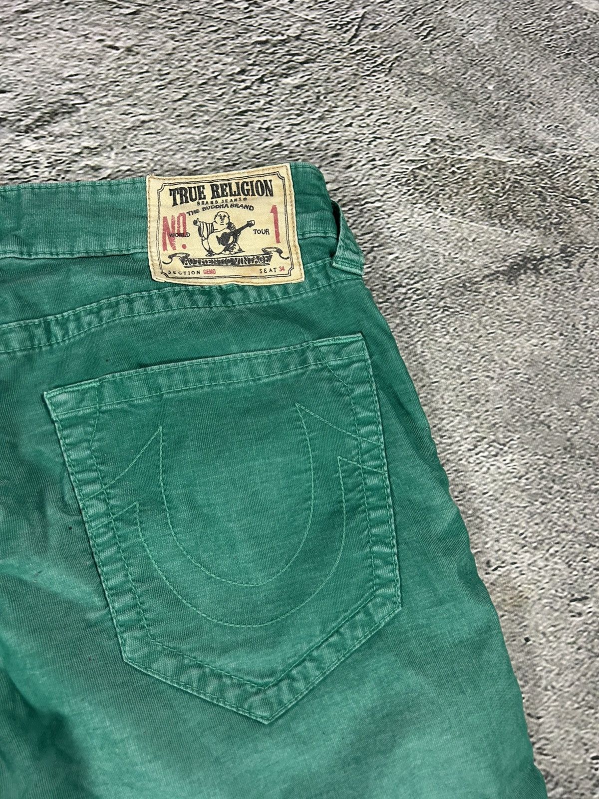 True Religion True Religion jeans vintage cords corduroy pants straight Size US 33 - 2 Thumbnail