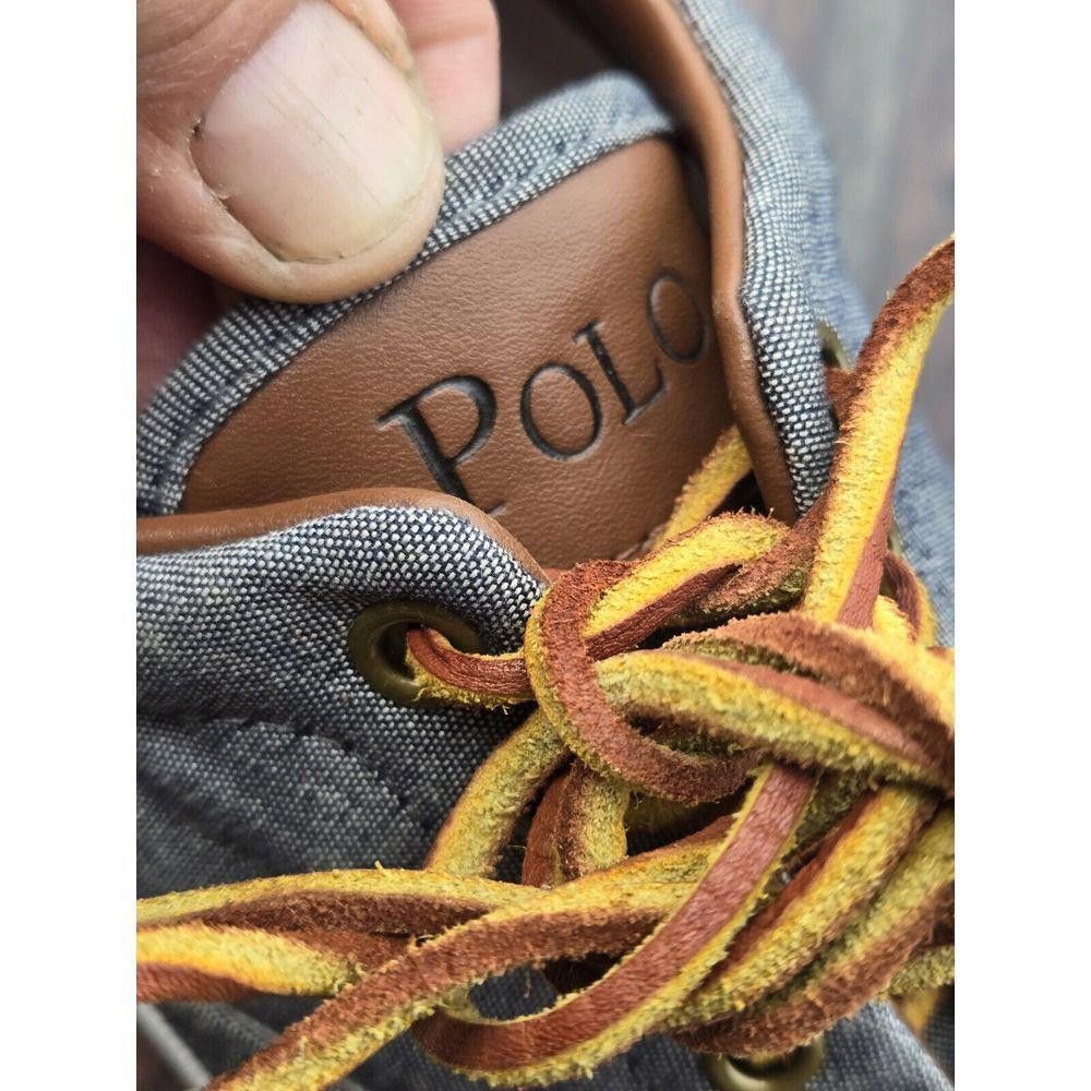 Polo Ralph Lauren Polo Ralph Lauren Vintage Vaughn Mens 10 Denim Boat Shoe D Size US 10 / EU 43 - 5 Thumbnail