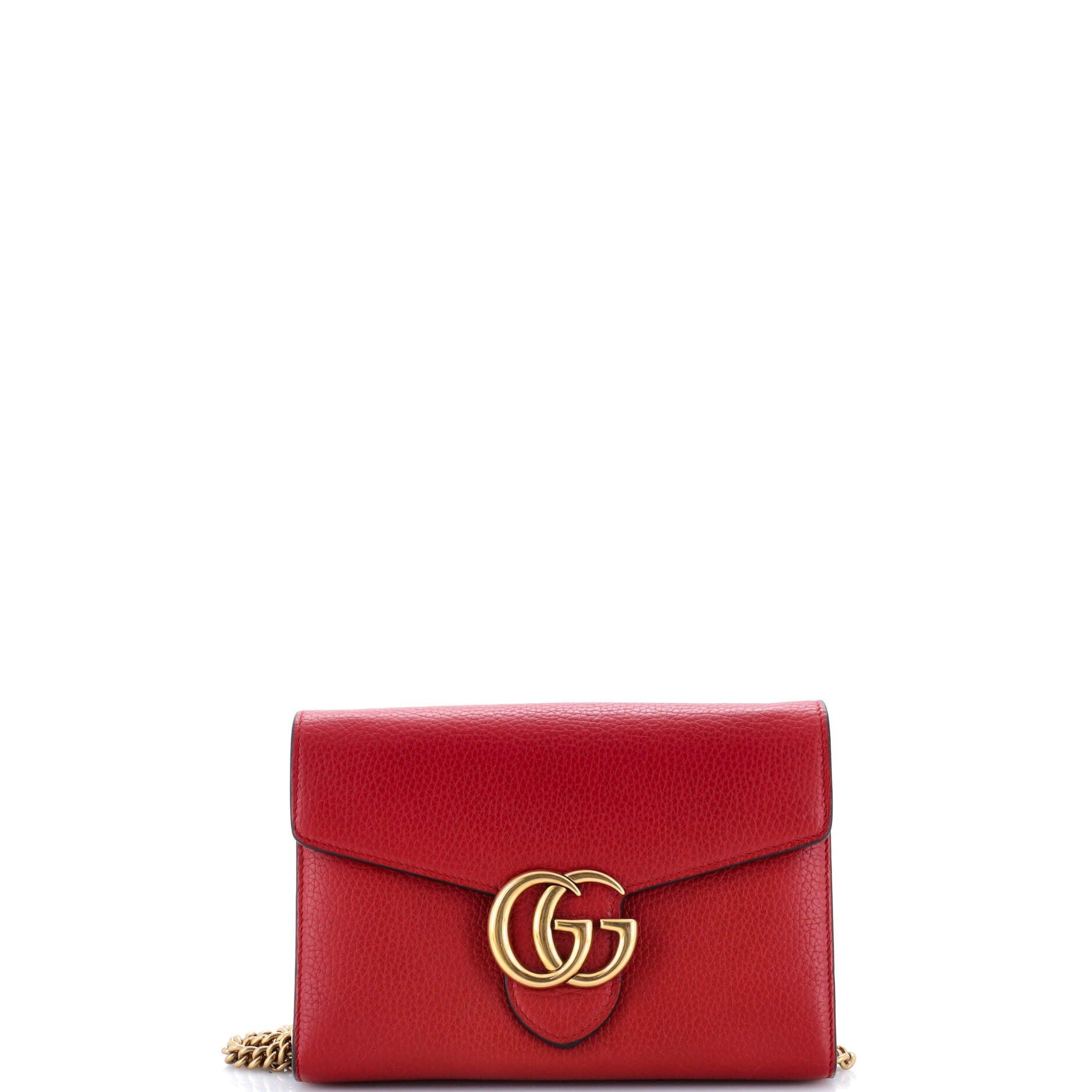 Gucci GG Marmont Chain Wallet Size ONE SIZE - 1 Thumbnail