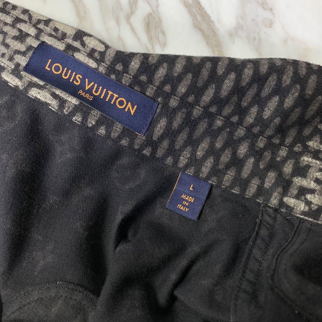 Louis Vuitton × Nigo LOUIS VUITTON x NIGO Monogram Flannel Shirt Black L Size US L / EU 52-54 / 3 - 7 Thumbnail
