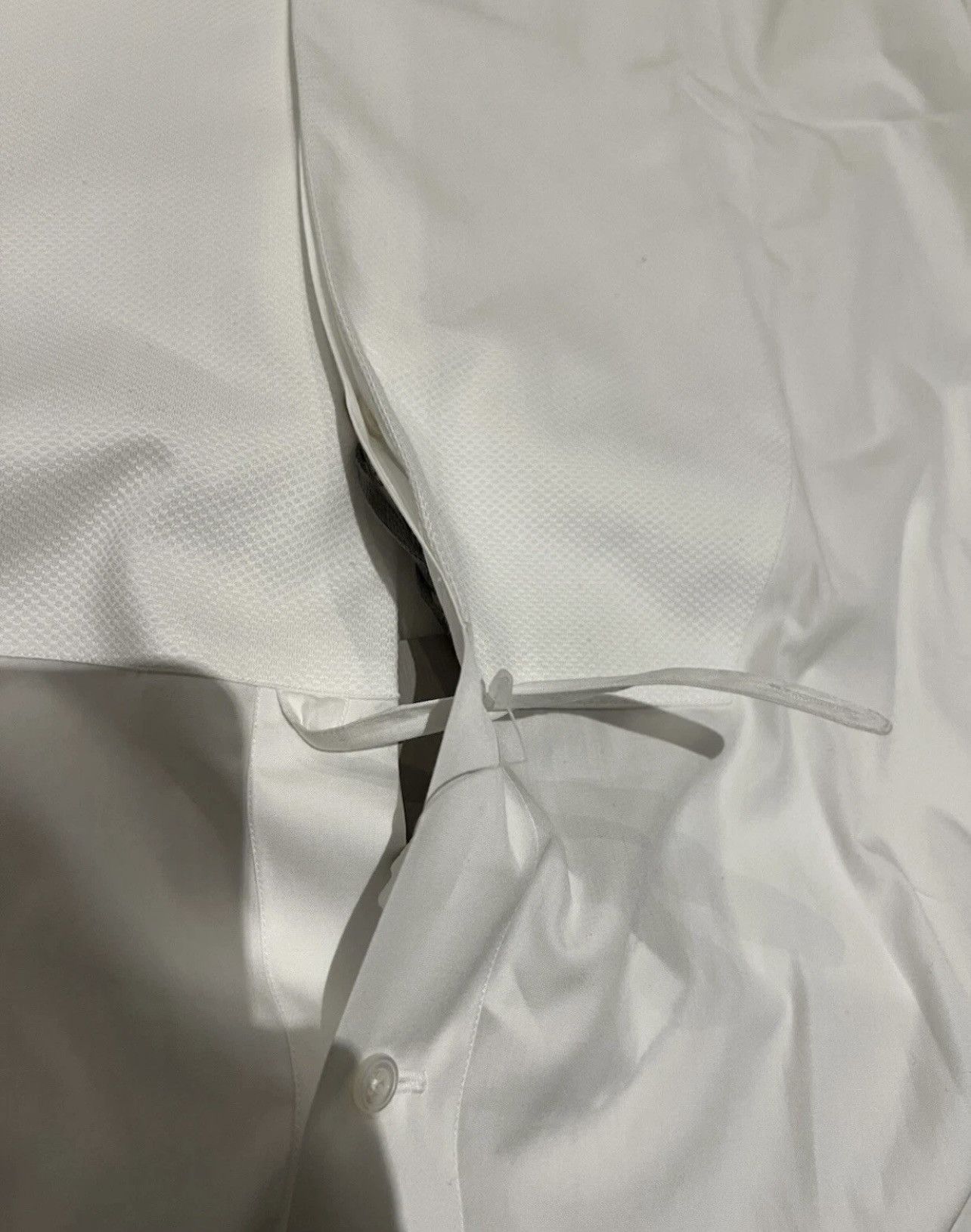 Tom Ford TOM FORD White Dress tuxedo Shirt Size 15 39 Long Sleeves Size US M / EU 48-50 / 2 - 11 Thumbnail