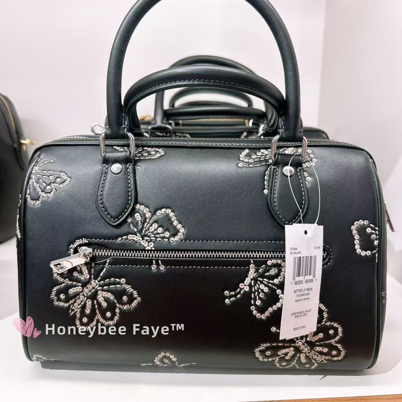 Coach Nwt Coach Rowan Satchel Bag With Butterfly Print CCK88 Size ONE SIZE - 4 Thumbnail