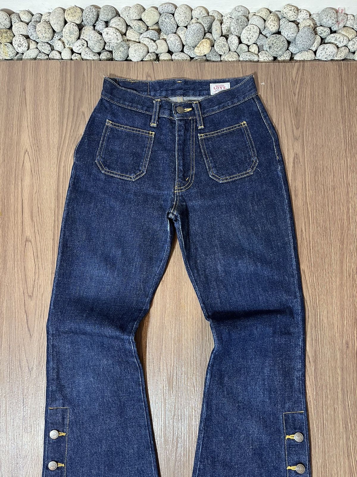Hysteric Glamour Georgia Love GL HEART japan button down flare denim Size US 26 / EU 42 - 4 Thumbnail