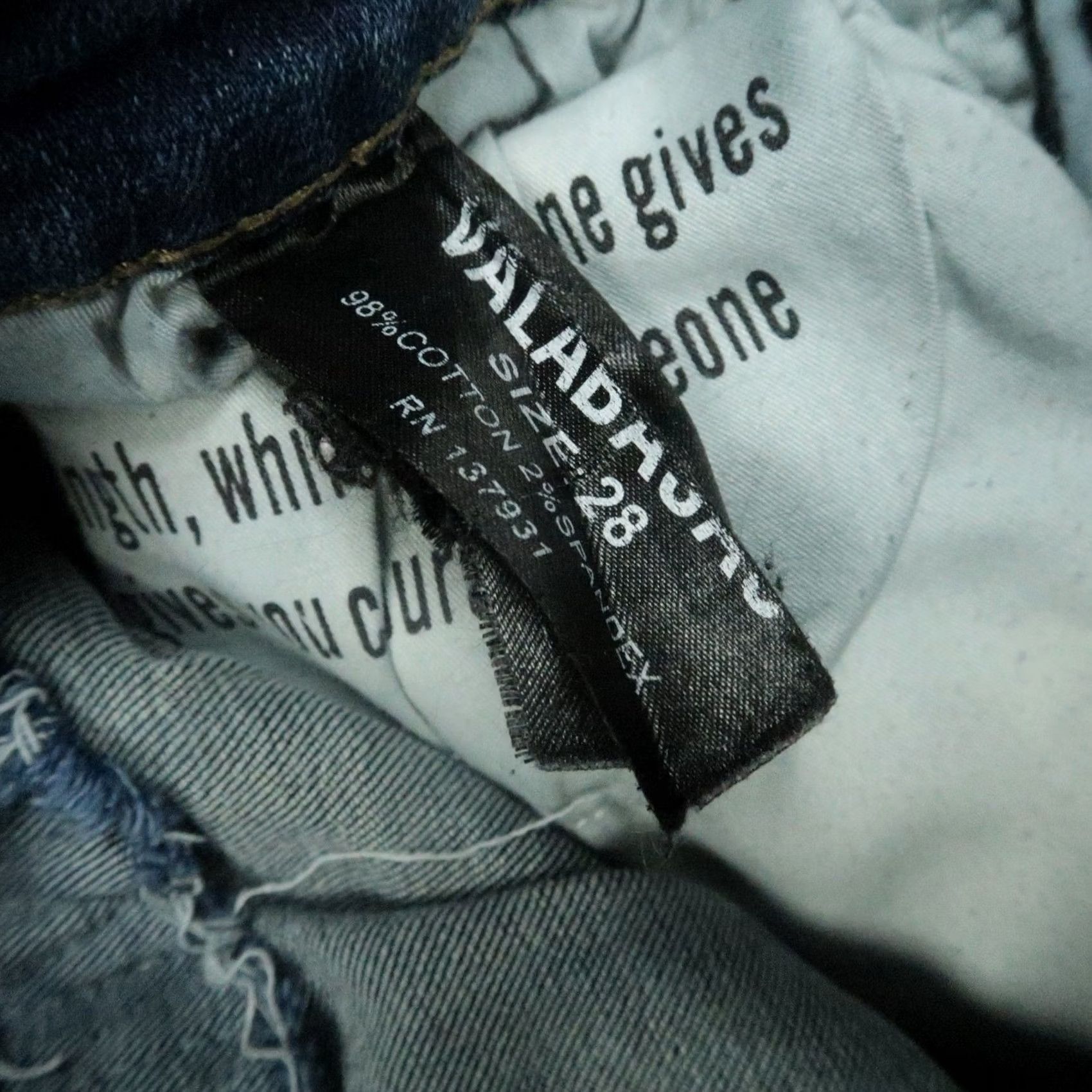 Denime Valabasas Jeans Mens 28x32 Light Blue Distressed Slim Skinny Stretch Denim Shirt? Size US 28 / EU 44 - 6 Thumbnail