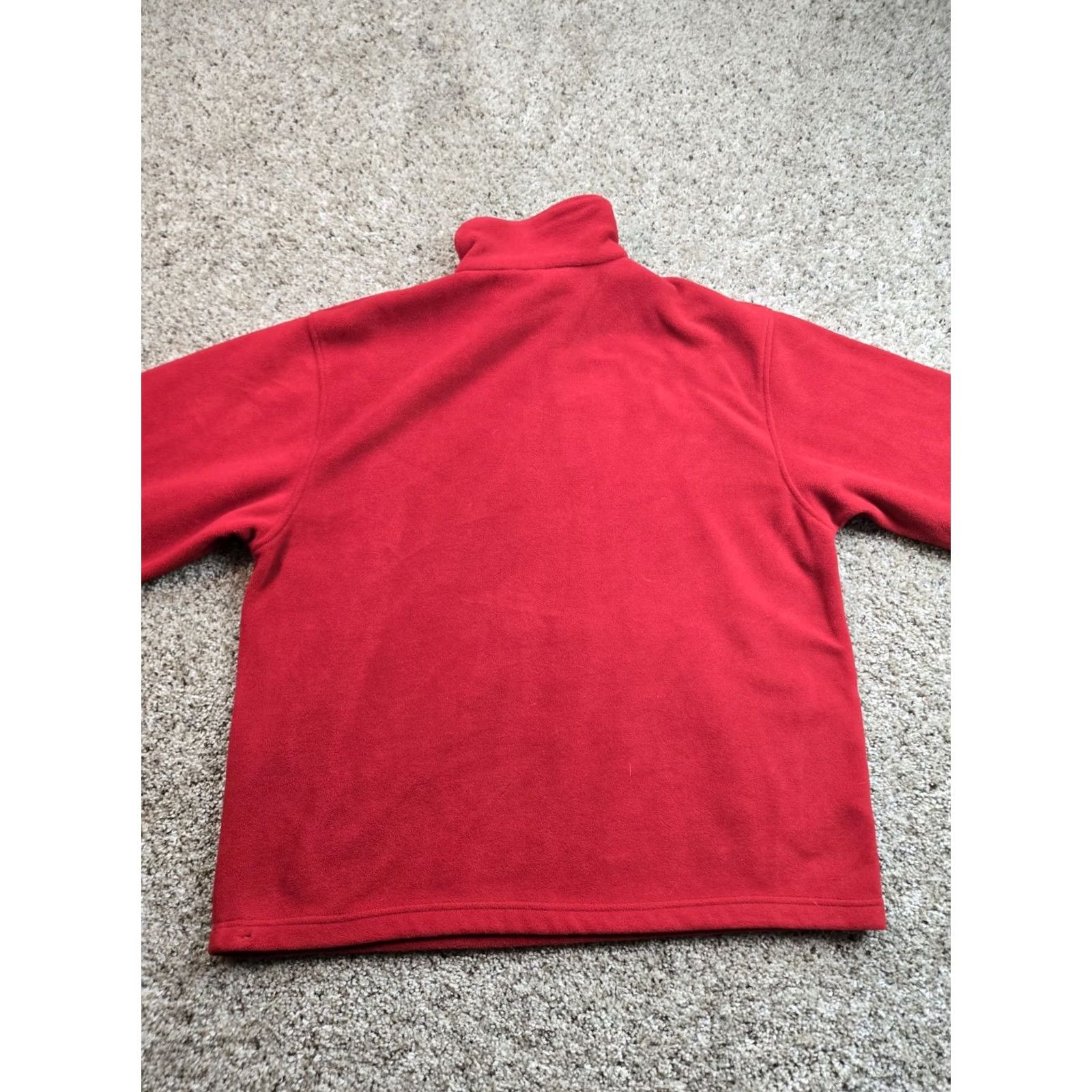 Vintage VINTAGE akw a Fleece Jacket M Red 1/4 Zip Pockets 90s Mens Jacket Size US M / EU 48-50 / 2 - 7 Thumbnail