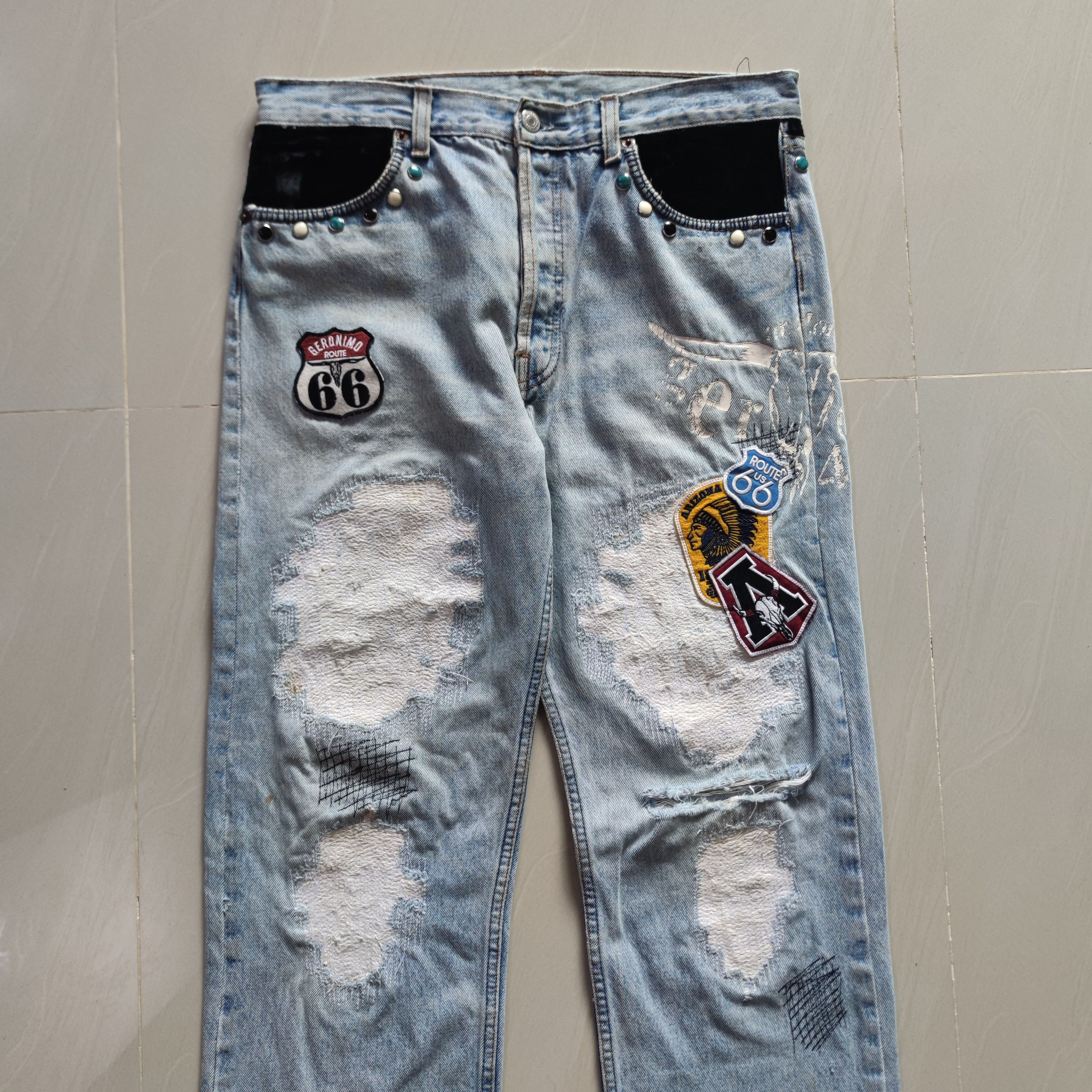 Levi's × Vintage VINTAGE LEVI'S STRAUSS GERONIMO ROUTE 66 MADE IN USA Size US 33 - 4 Thumbnail