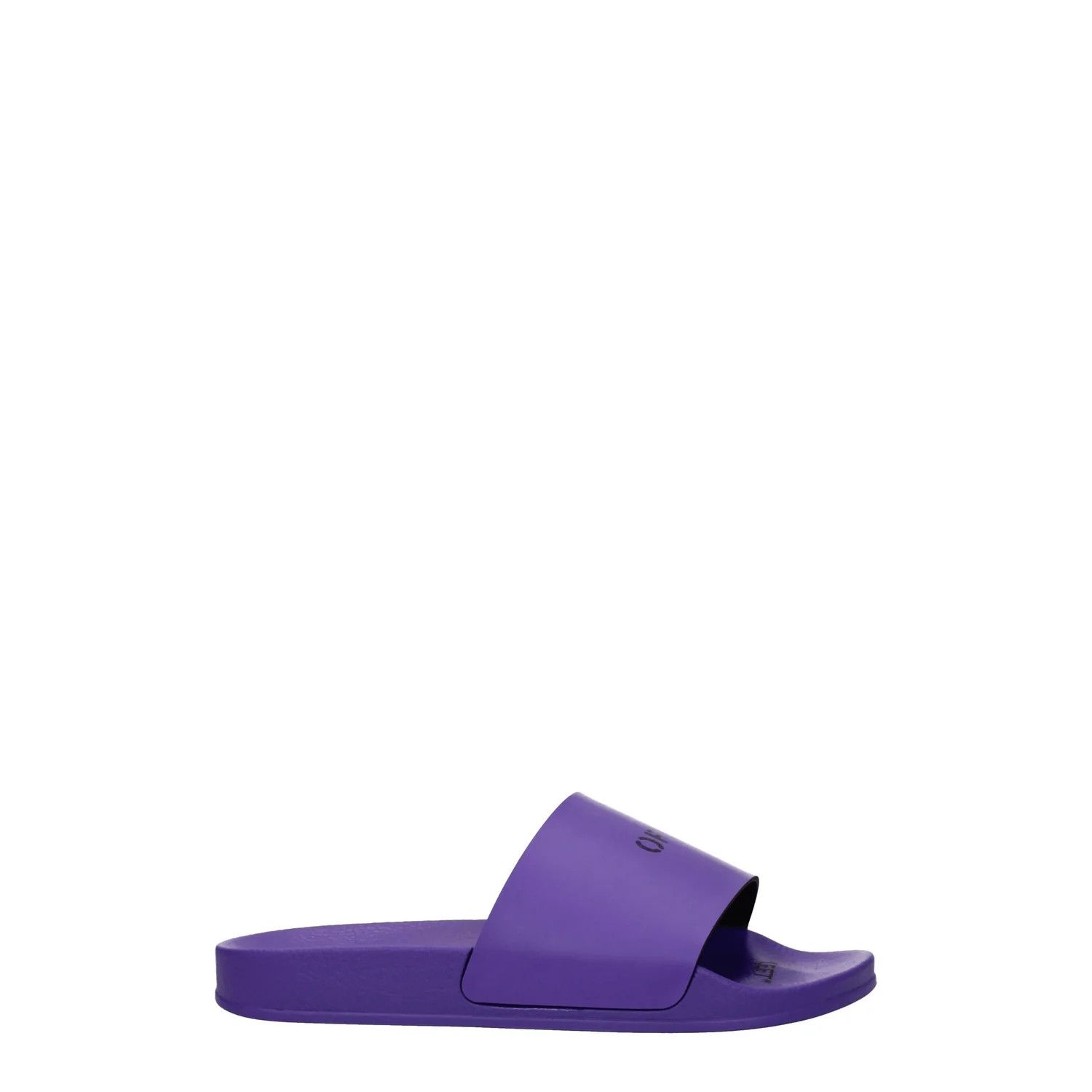 Off-White ob1o1e1124 Rubber Slippers and Clogs in Violet Size US 7 / IT 37 - 1 Thumbnail
