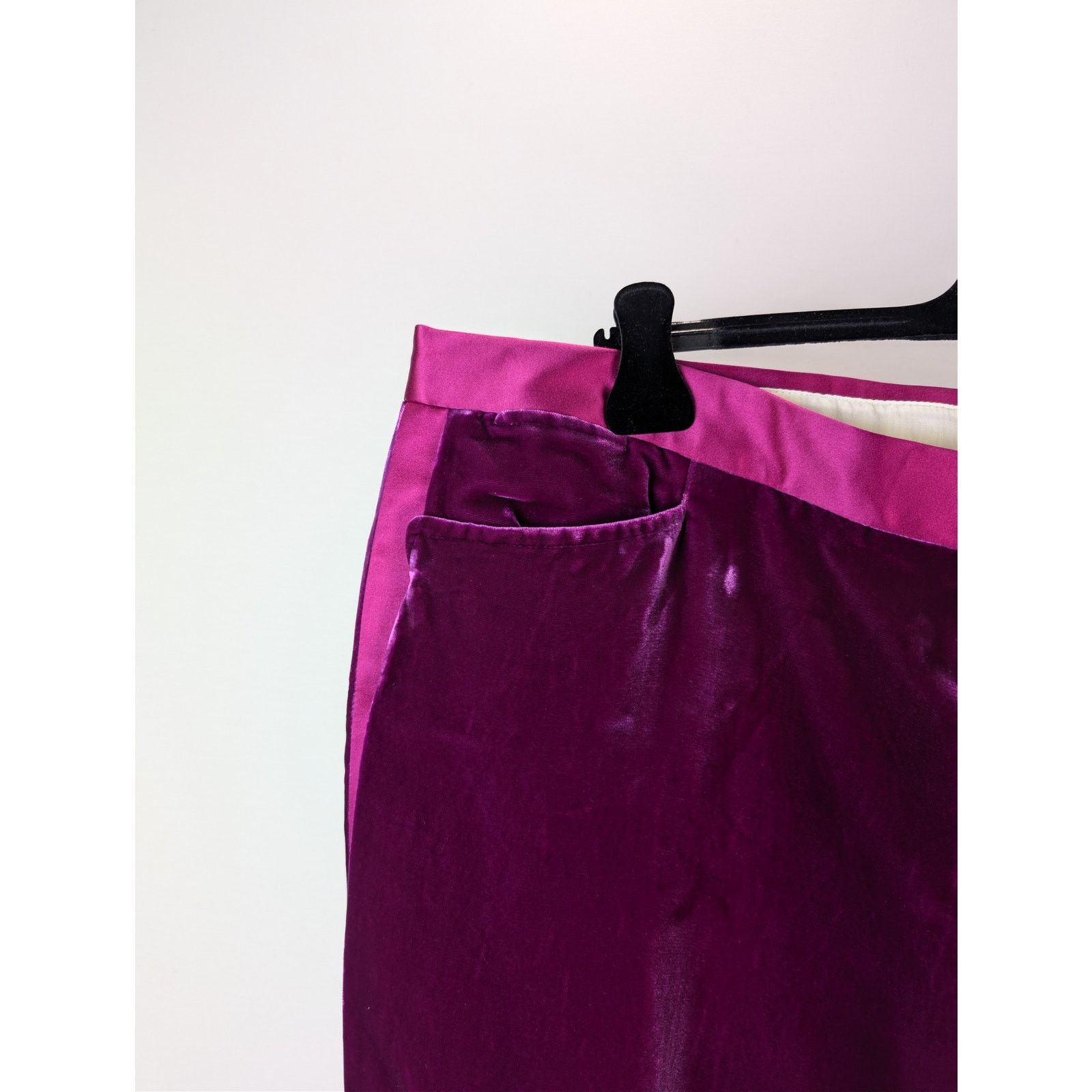 Tom Ford o1rshd1 Slim-Leg Velvet Trousers Pant in Purple Size US 44 / EU 60 - 6 Thumbnail