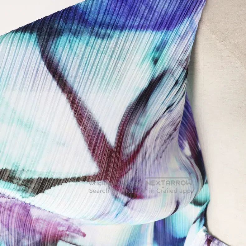 Issey Miyake Issey Miyake Blue Dress Size M / US 6-8 / IT 42-44 - 5 Thumbnail