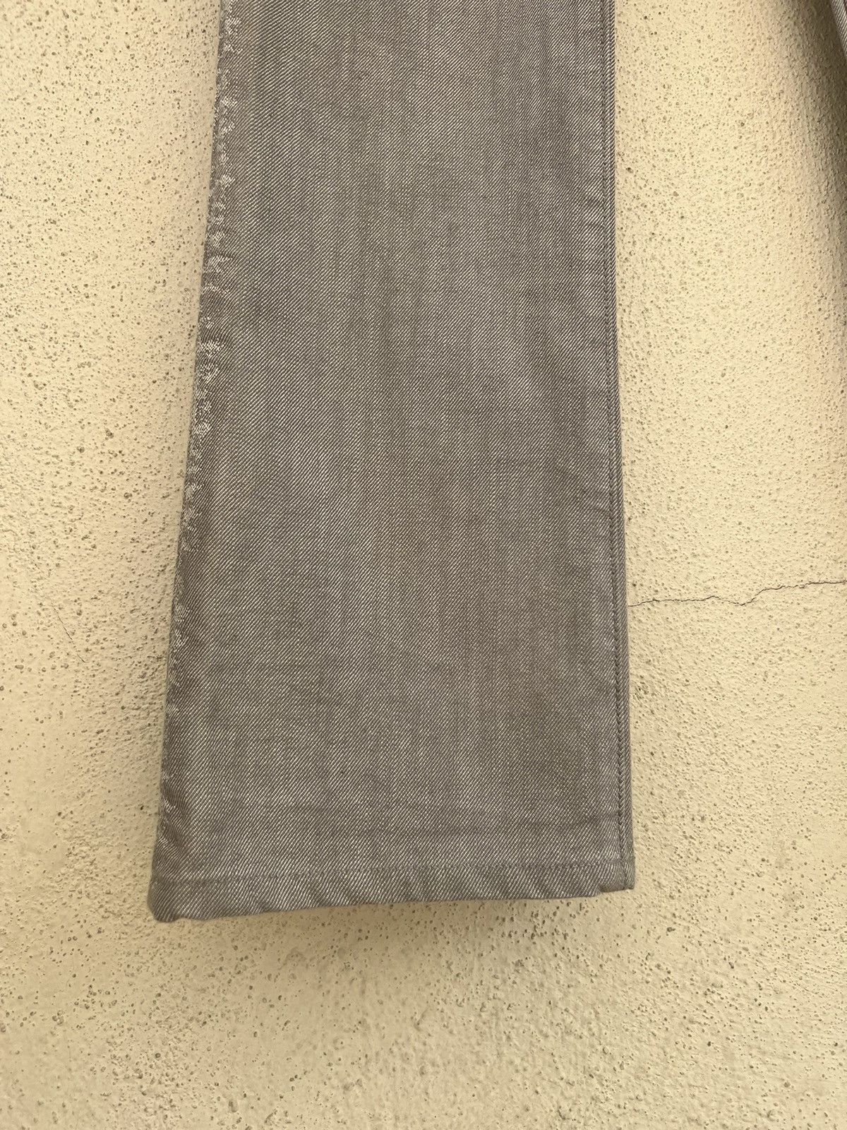 Issey Miyake Vintage Issey Miyake A-Poc Galaxy Grey Denim Flare Jeans Size US 28 / EU 44 - 10 Thumbnail
