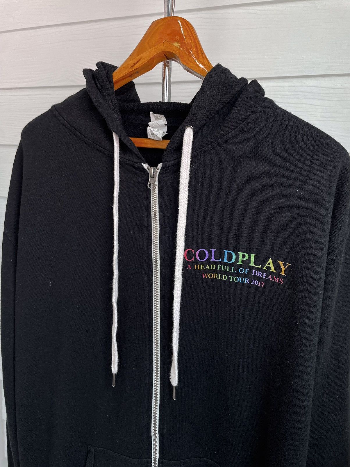 Band Tees × Vintage COLDPLAY A HEAD FULL OF DREAMS WORLD TOUR 2017 HOODIE Size US XXL / EU 58 / 5 - 3 Thumbnail