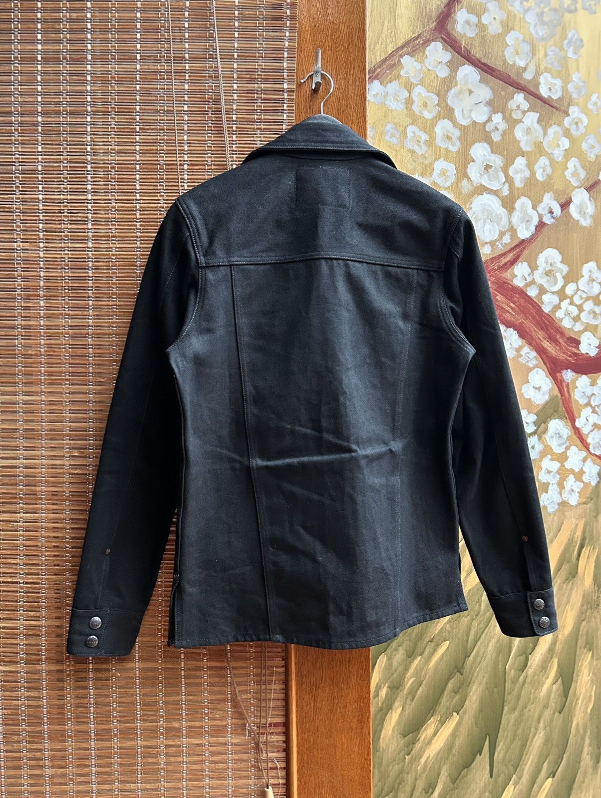 Indigofera Indigofera Copeland Slim Denim Jacket 14oz Black Selvedge Size US XS / EU 42 / 0 - 2 Thumbnail