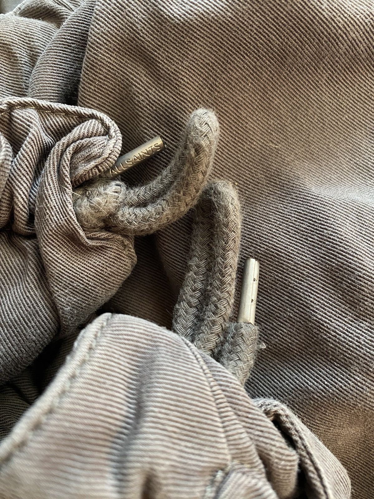 Allsaints × If Six Was Nine CRAZY RICK OWENS STYLE DISTRESSED MULTI ZIPPER CARGO JACKET Size L / US 10 / IT 46 - 13 Thumbnail