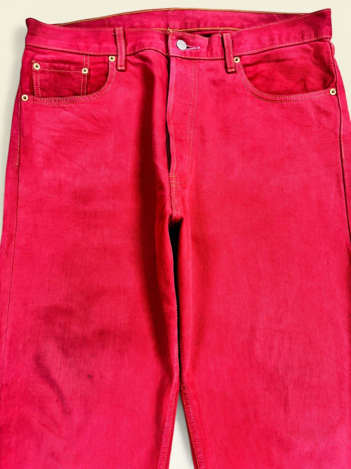 Levi's Rare Pink Levis Rindem Lot 509 #359 Loose Fit Jeans Size US 36 / EU 52 - 5 Thumbnail