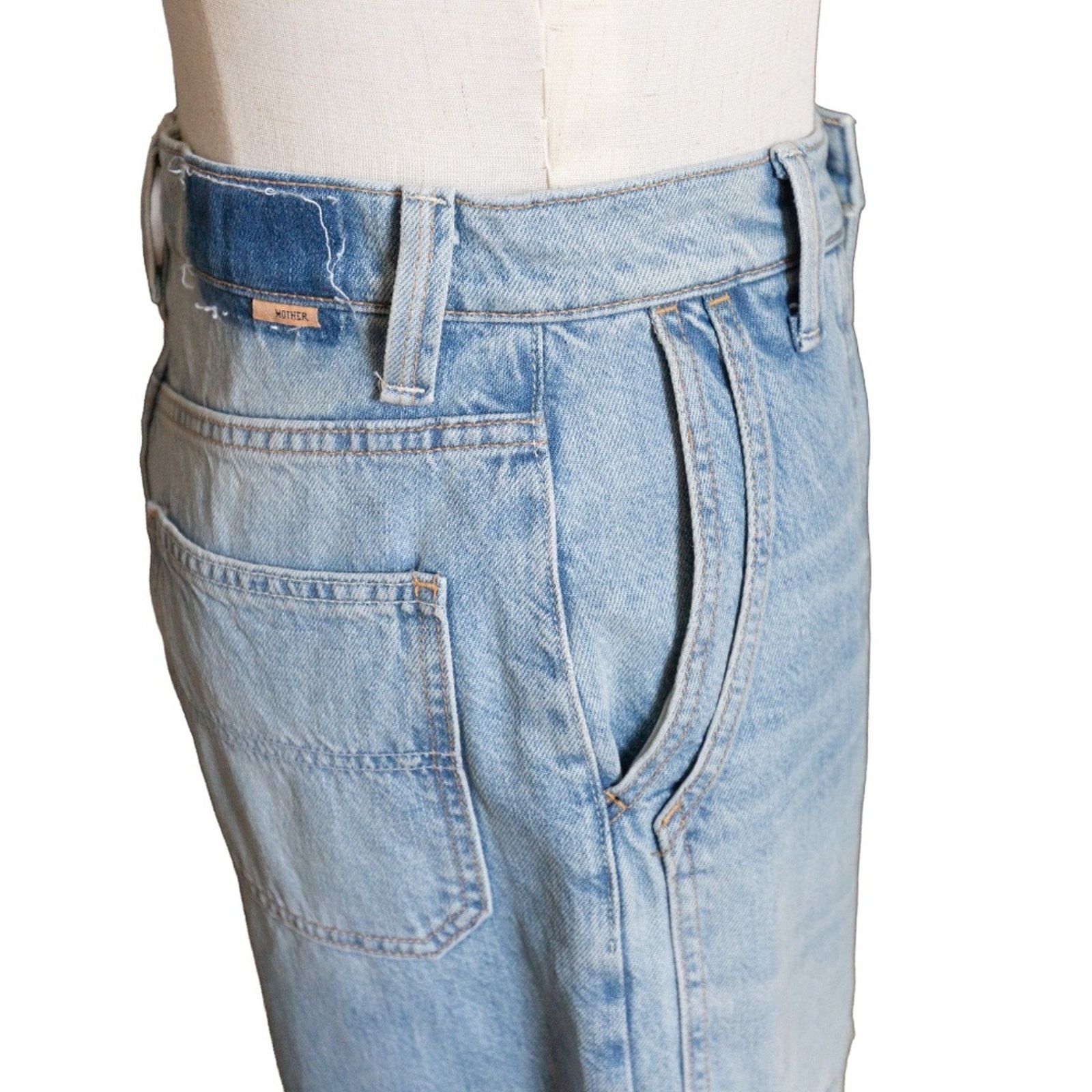 MOTHER MOTHER The Quartet Breaker Skimp Jeans - Sz 25 ($258 Retail) Size 25" / US 0 / IT 36 - 8 Thumbnail