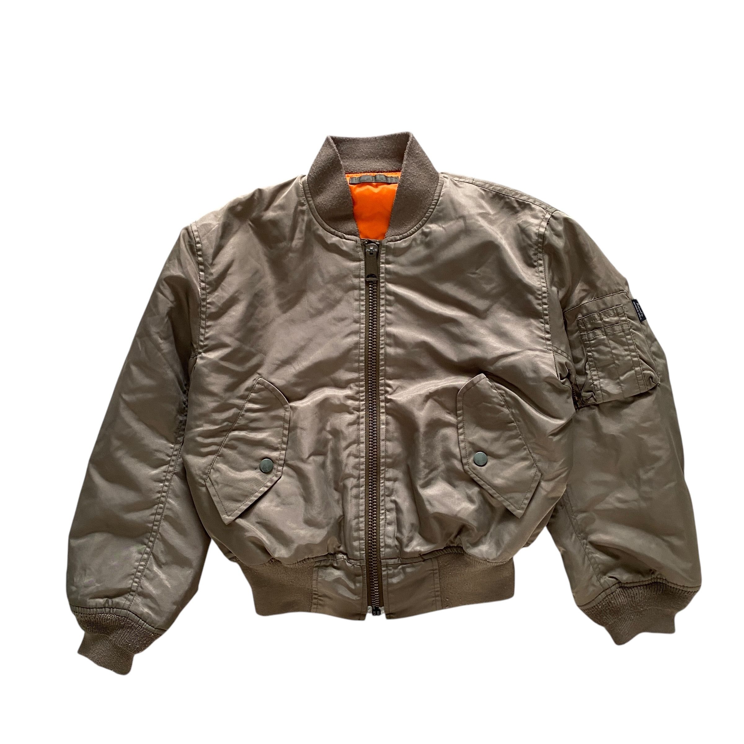 Avirex Vintage Avirex Big Spellout Ma1 Bomber Flight Boys Jacket Size US XXS / EU 40 - 2 Thumbnail