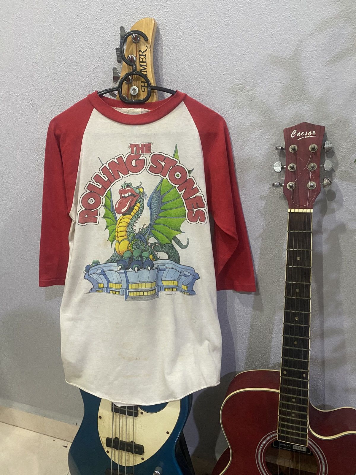 Band Tees × Vintage Vintage 1981 Rolling Stone 3q Tour Rock Band Size US S / EU 44-46 / 1 - 8 Thumbnail