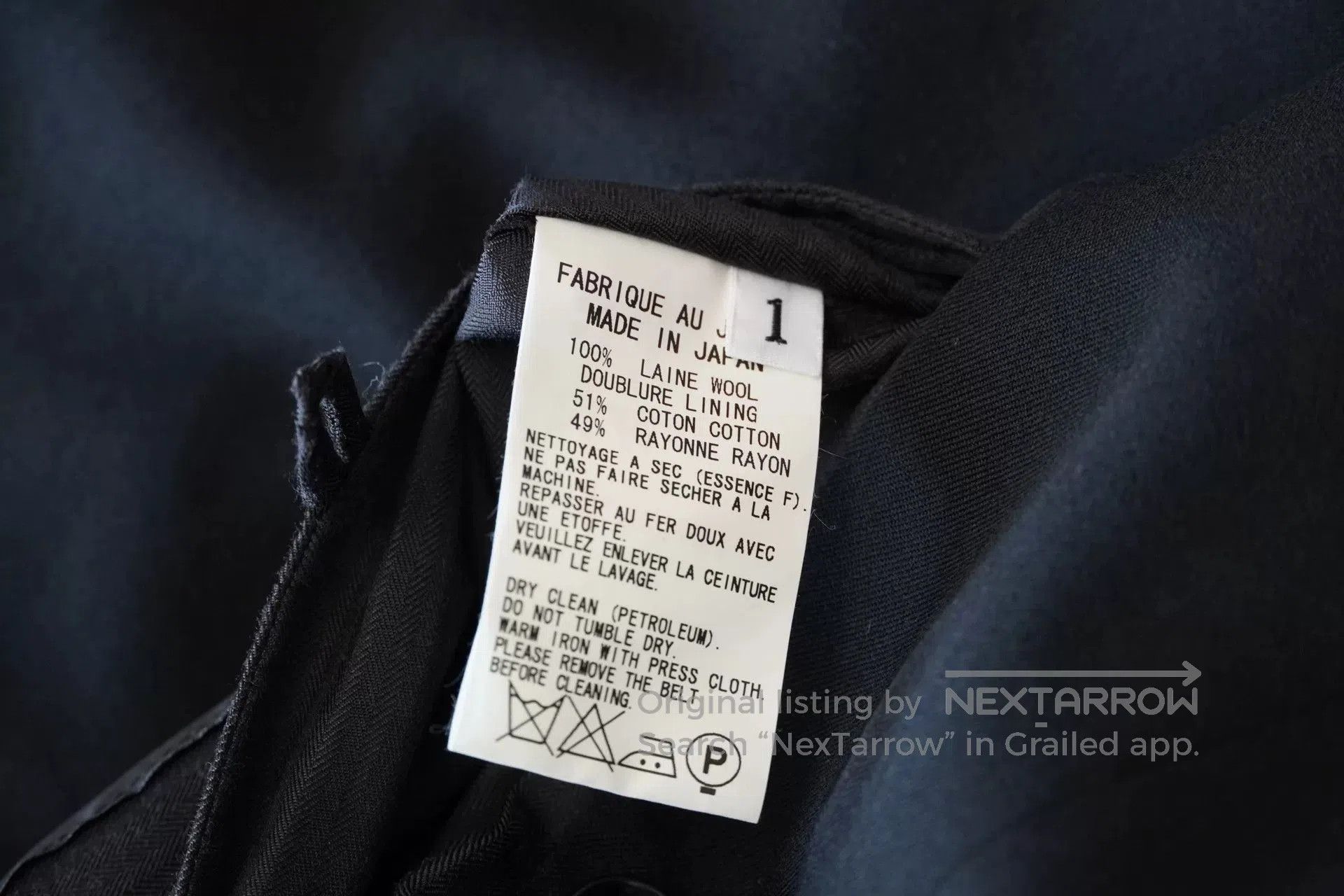 Y's y's yohji yamamoto oversized black coat. Size US S / EU 44-46 / 1 - 8 Thumbnail