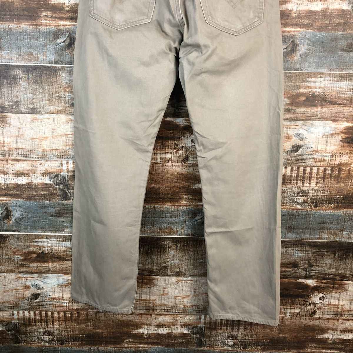 Levi's DL Levis 505 Cream Casual Pants #C197 Size US 32 / EU 48 - 14 Thumbnail