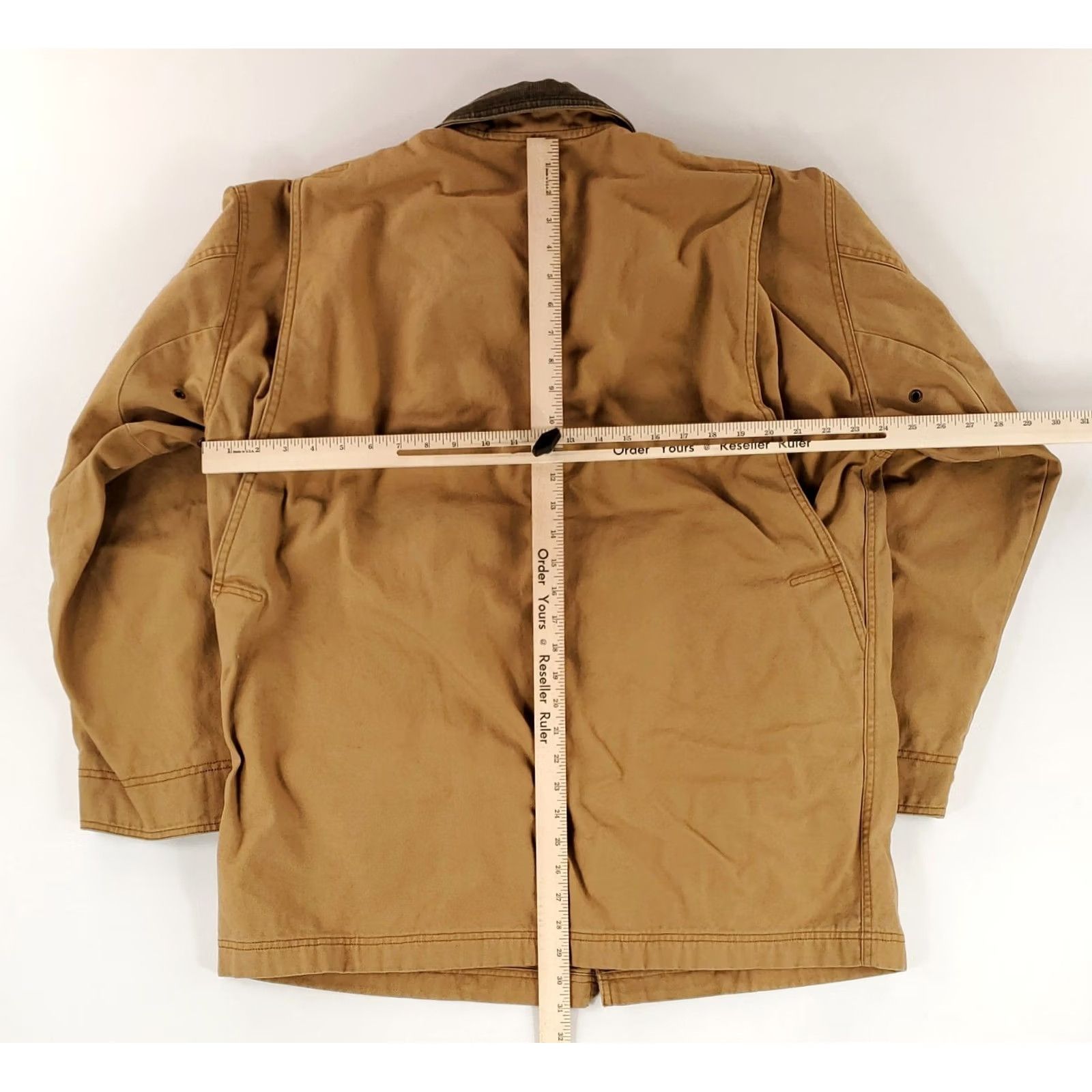 Vintage L.L. Bean Jacket Chore Barn Lined Corduroy Collar Brown Mens L Reg Jacket Size US L / EU 52-54 / 3 - 6 Thumbnail