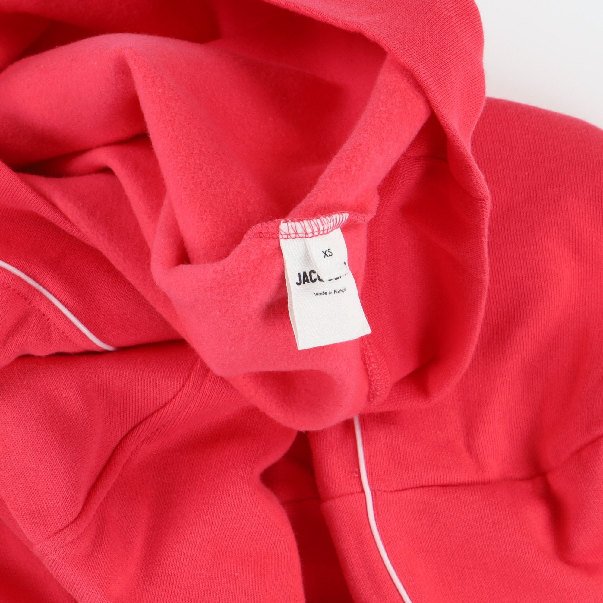 Jacquemus Pink Le Sweatshirt Vague Wave Logo Hoodie Size XS / US 0-2 / IT 36-38 - 8 Thumbnail