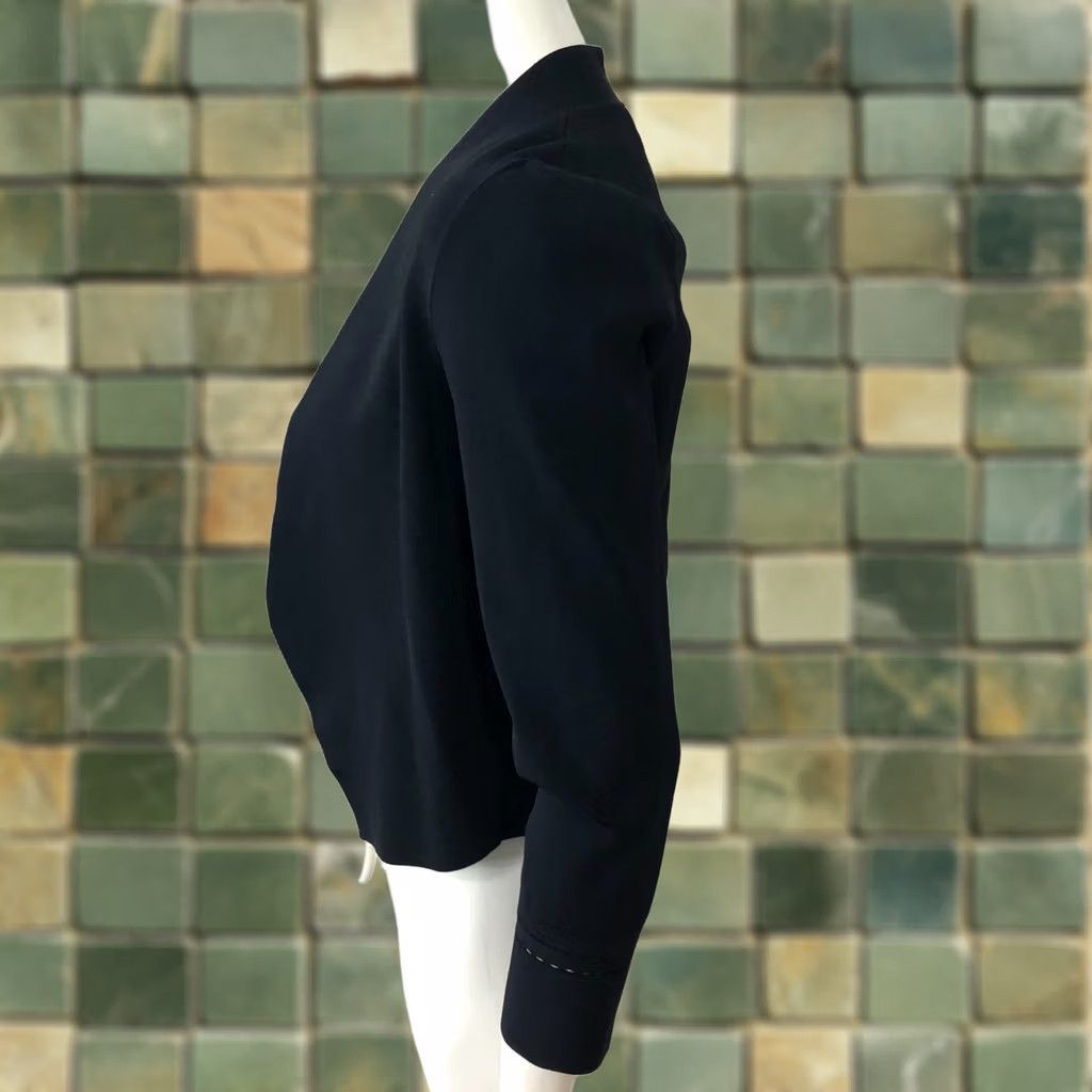 M.M.LaFleur M.M. LaFleur Jacket Blazer Style Women M Medium Black Knit Jardigan Cardigan Button Open Vintage? No Size M / US 6-8 / IT 42-44 - 1 Thumbnail