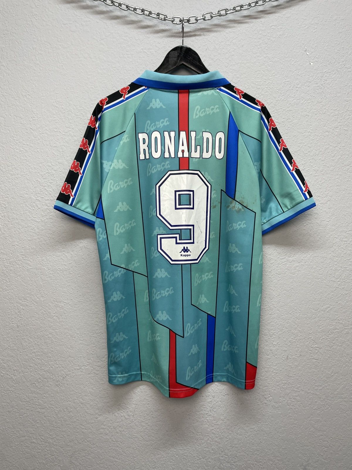 Kappa Vintage Nike Barcelona 2007 2008 Football Soccer Jersey Size US L / EU 52-54 / 3 - 8 Thumbnail