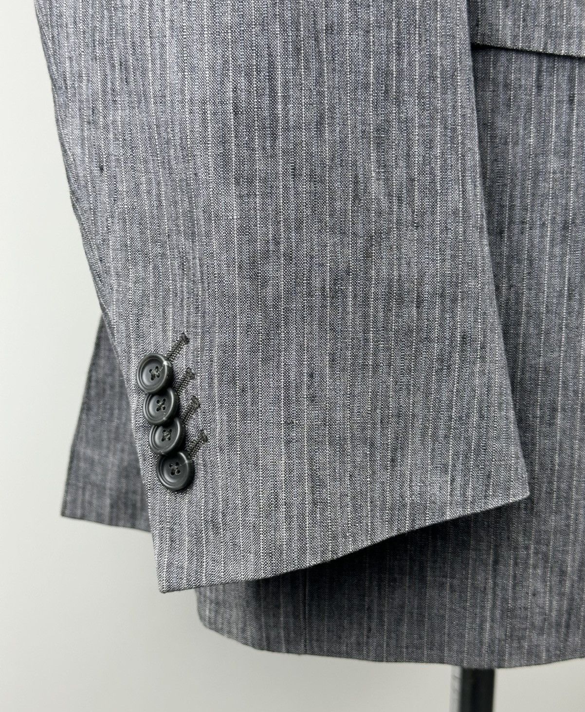 Z Zegna Z Zegna Blazer Men’s Two buttons 100% Linen Gray Size 56/L Size 50L - 7 Thumbnail