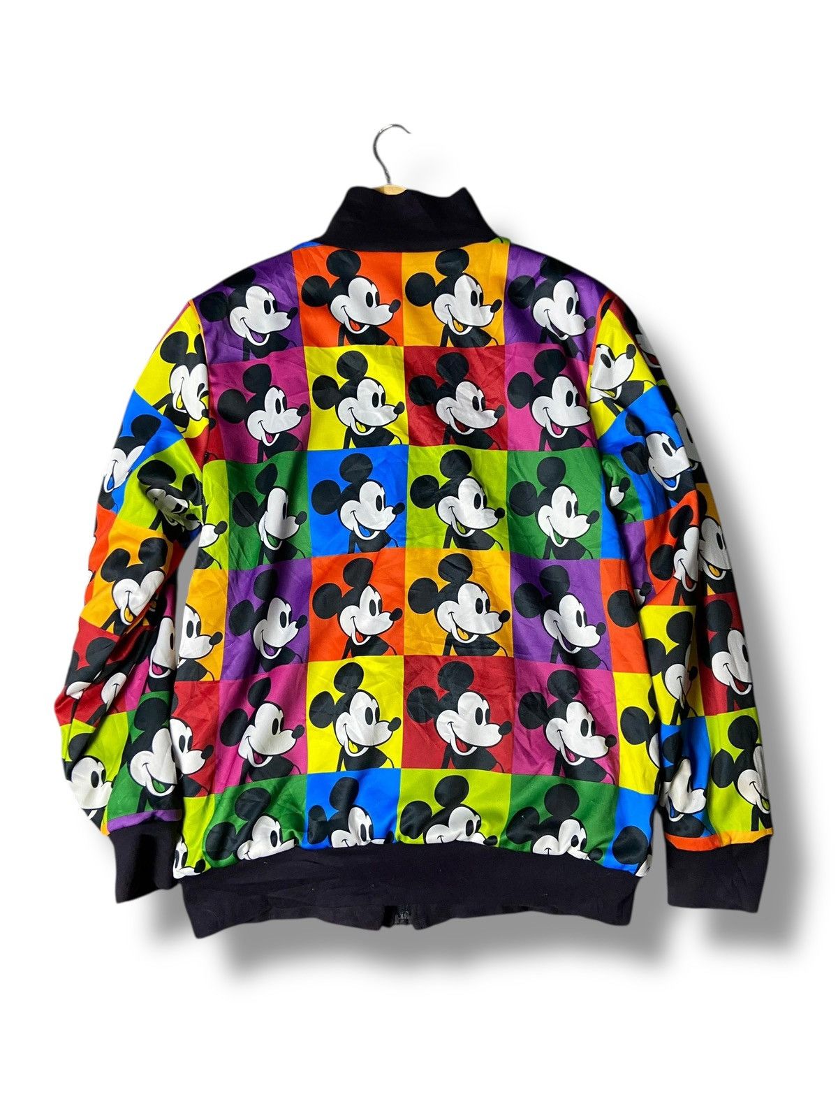 Japanese Brand Baby Doll Mickey Overprint Reversible Fleece Jacket (156) Size US L / EU 52-54 / 3 - 3 Thumbnail