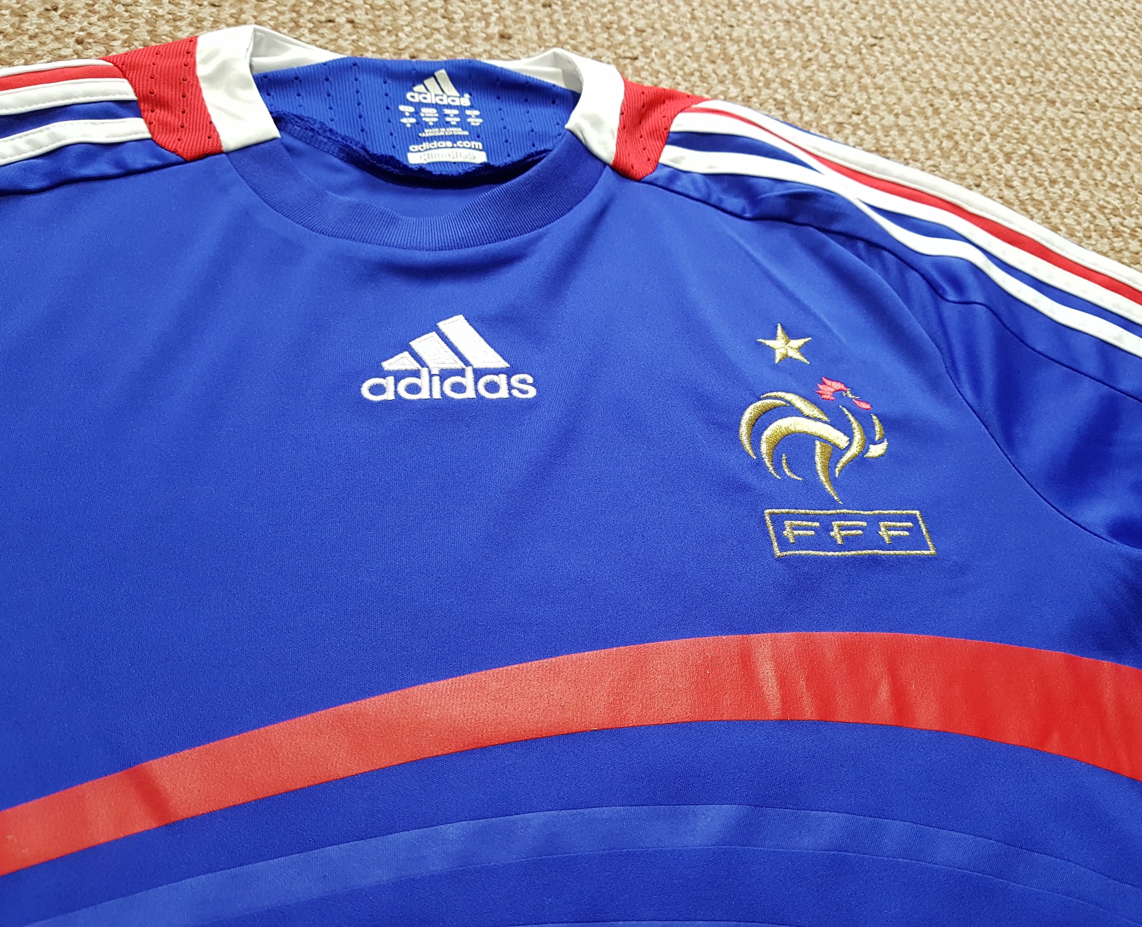 Adidas Adidas France National Jersey Home 2007-08 Soccer Football Size US S / EU 44-46 / 1 - 6 Thumbnail