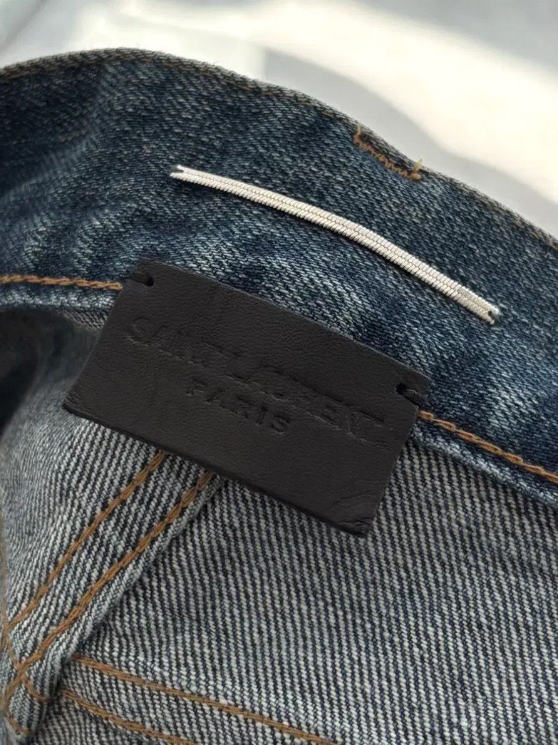 Saint Laurent Paris Saint Laurent 18FW Distressed Denim Jeans Size US 32 / EU 48 - 8 Thumbnail