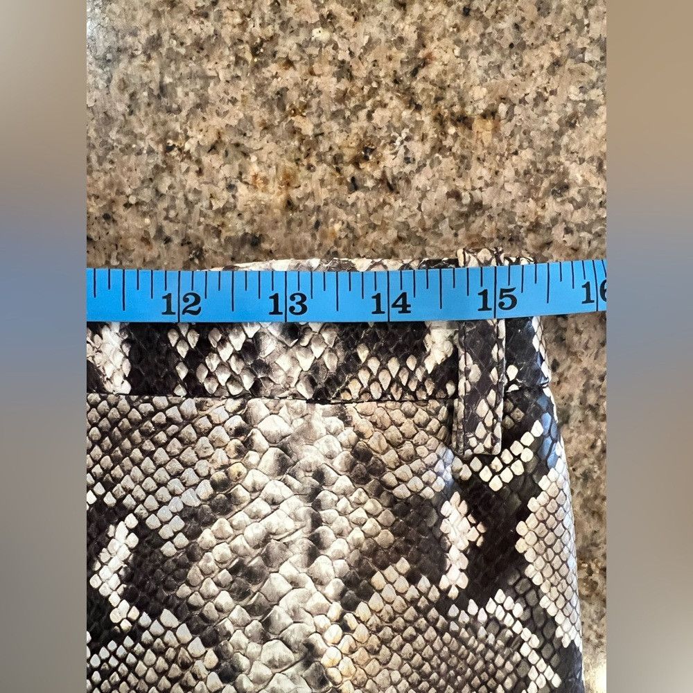 The Kooples The Kooples Python Print Leather Mini Skirt – NWT Size FR 2 Size 28" / US 6 / IT 42 - 5 Thumbnail