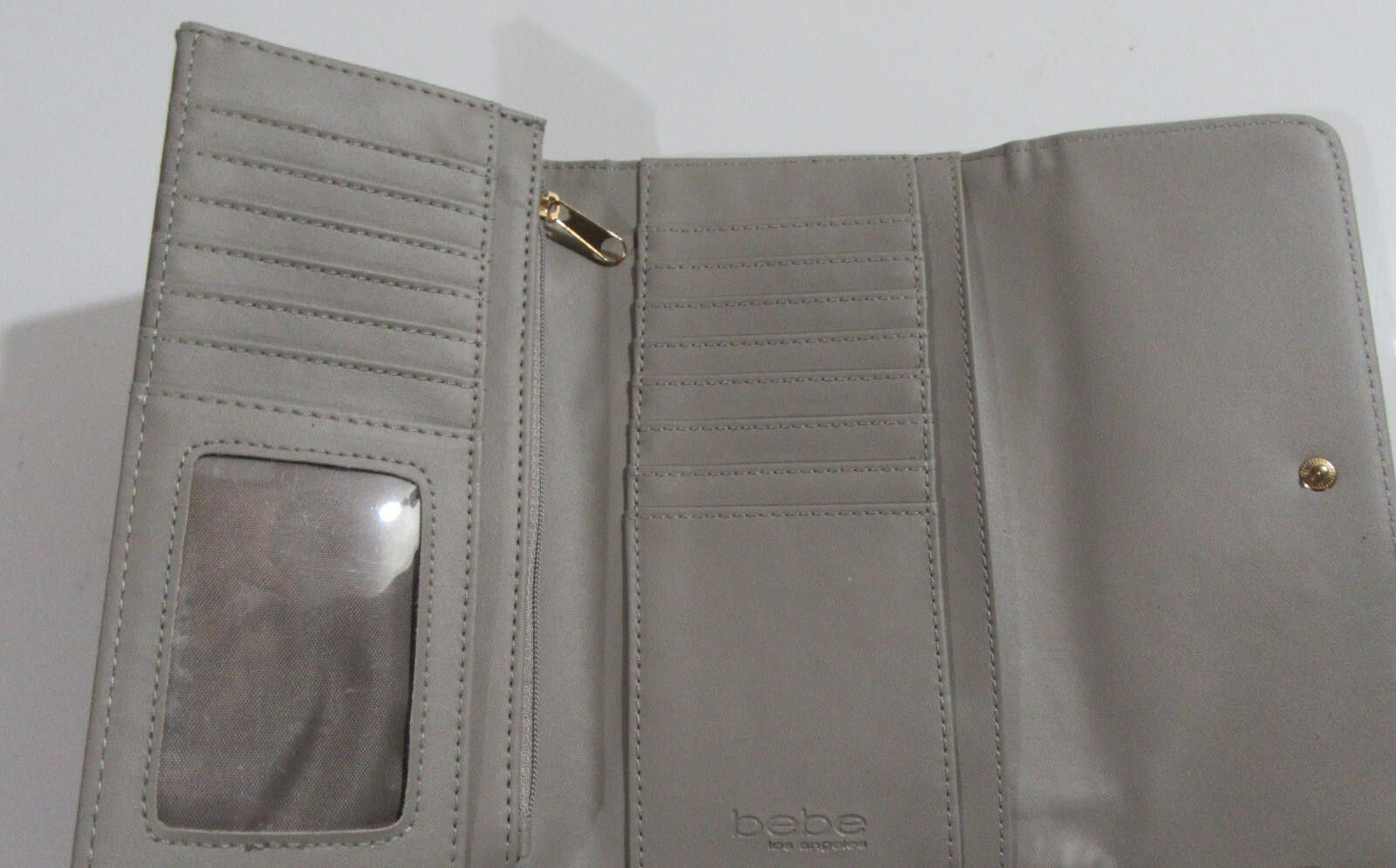 United Colors Of Benetton bebe Alexis Flap Logo Wallet Grey Size ONE SIZE - 4 Thumbnail