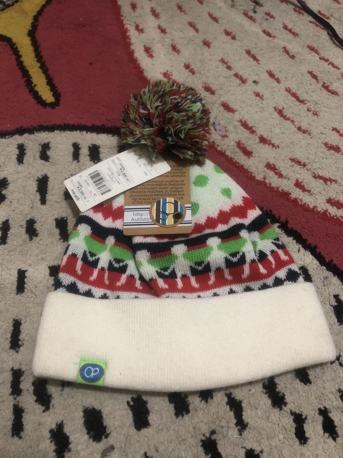 Mountain Equipment Company × Ocean Pacific × Vintage Vintage 90s OP Beanie Winter Hat Size ONE SIZE - 1 Thumbnail