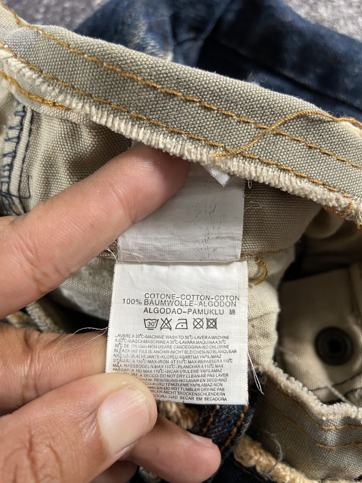 Designer × Japanese Brand Japanese brand double waist denim Size US 32 / EU 48 - 7 Thumbnail
