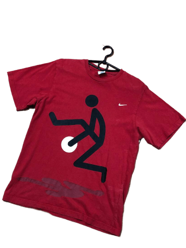 Nike Vintage Nike Big Y2K Logo Short Sleeve T-Shirt Size M Size US M / EU 48-50 / 2 - 1 Thumbnail