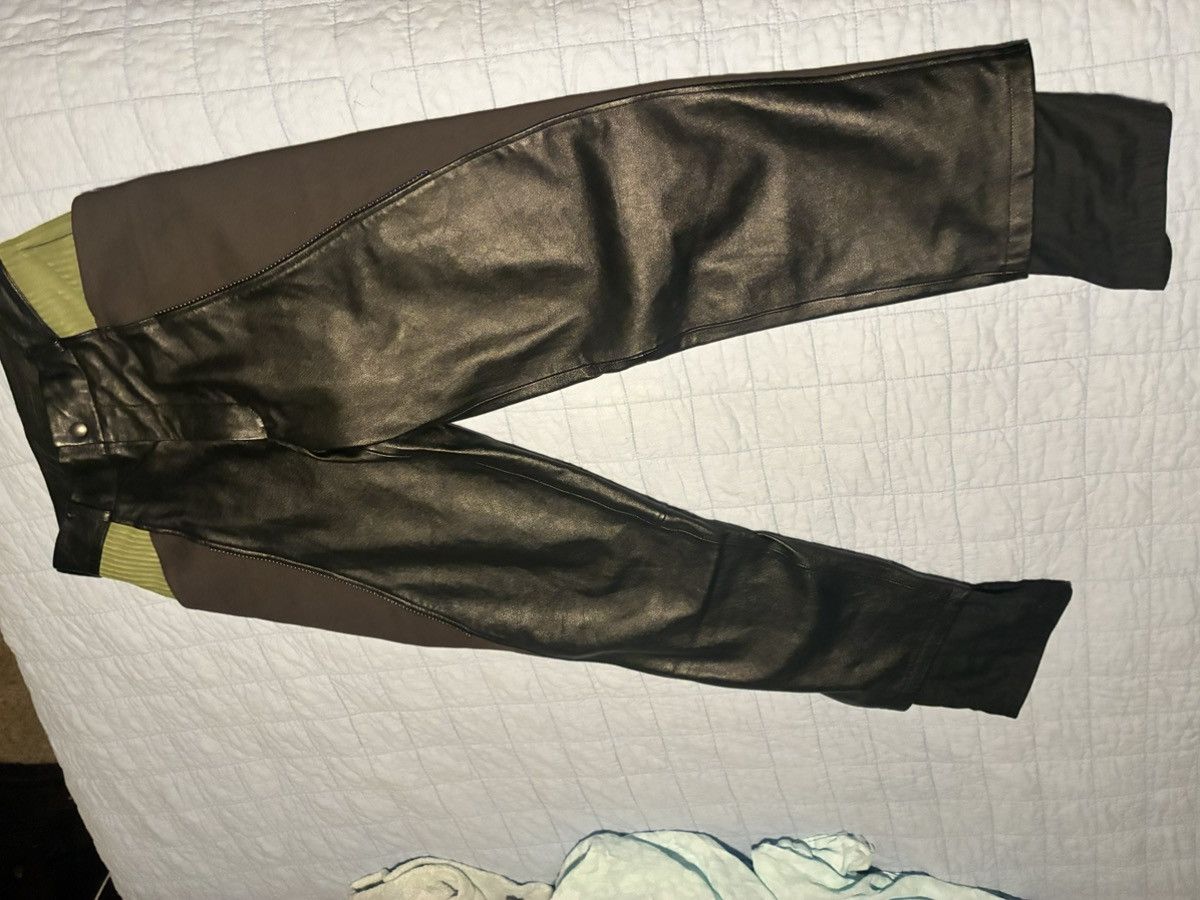 Ecco × Kiko Kostadinov Kiko Kostadinov Milne Leather Trousers Size US 32 / EU 48 - 2 Thumbnail