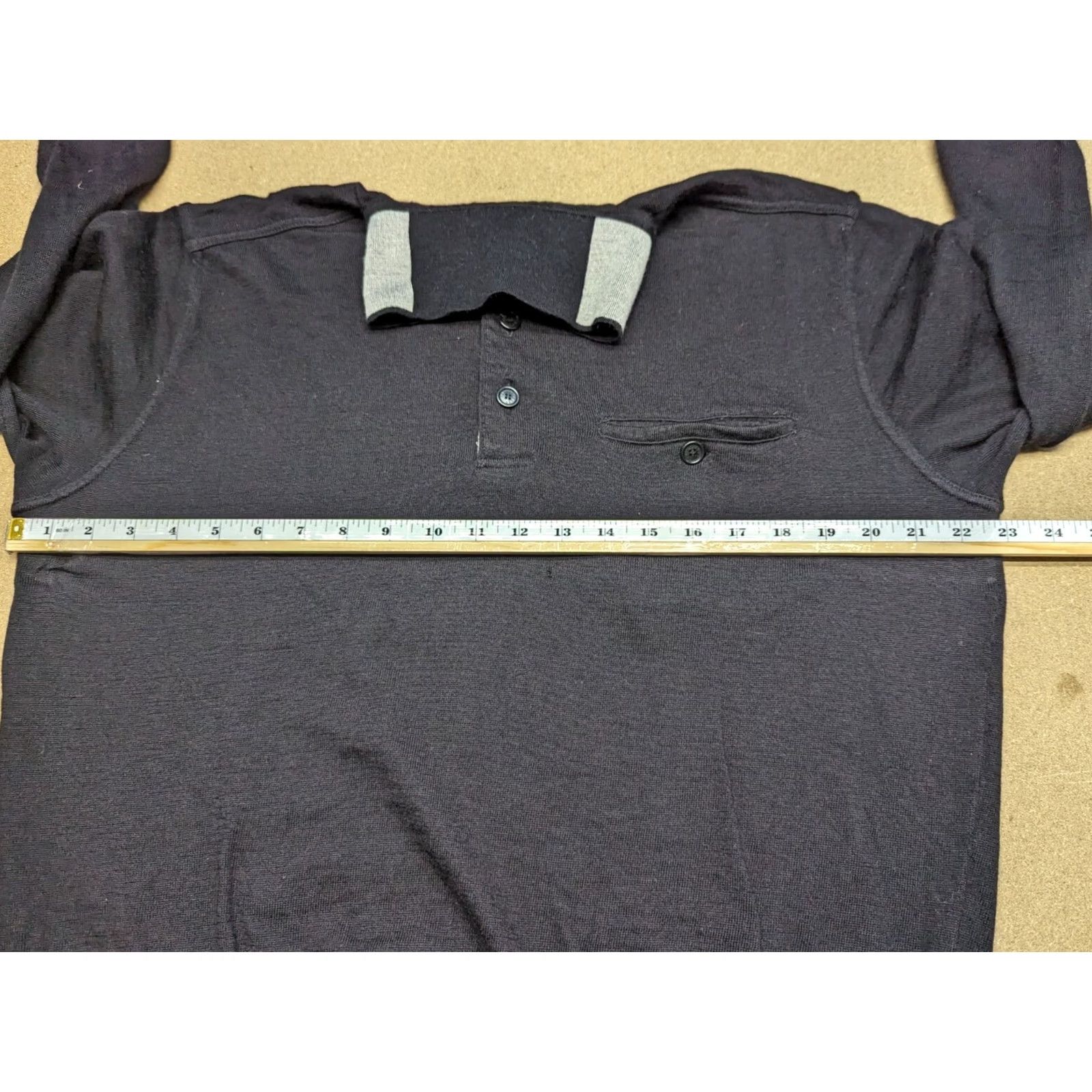Paul & Shark Paul & Shark Mens Sweater Pullover Turtleneck Wool Knit Black M Size US M / EU 48-50 / 2 - 5 Thumbnail