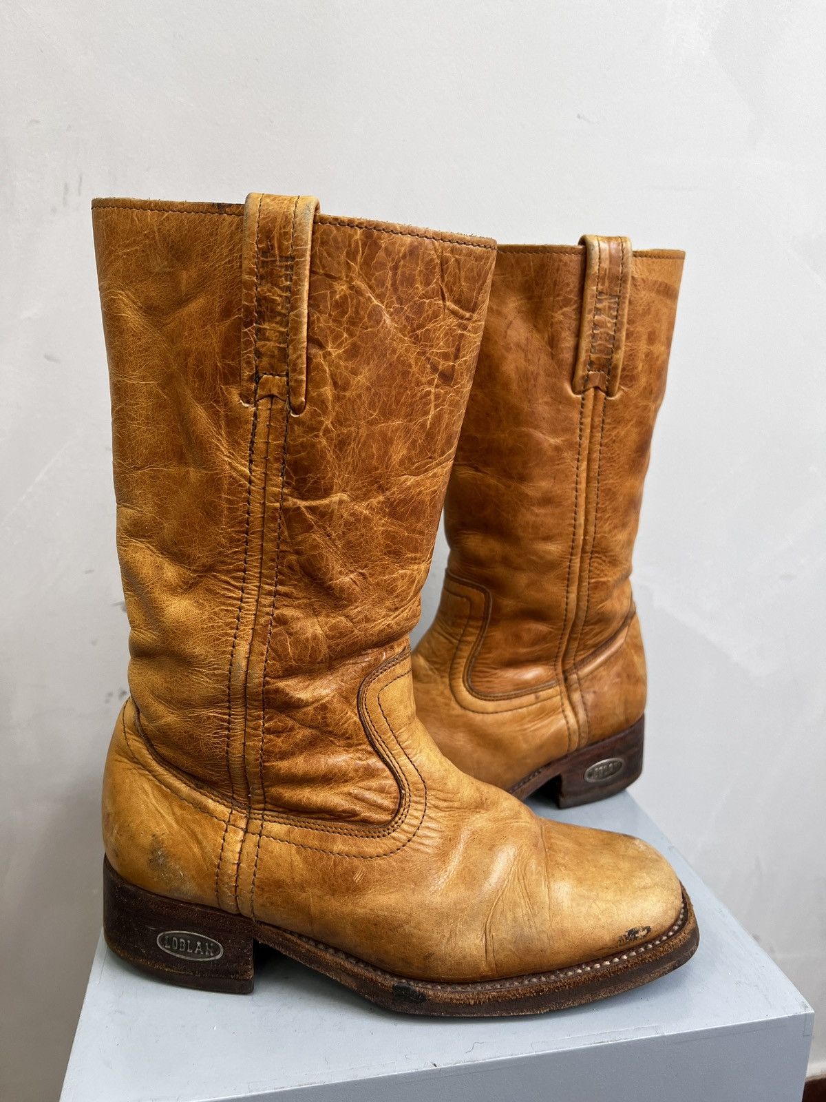 A.S.98 × Japanese Brand Western ankle moto 90s Boots Leather Style guidi Size US 9 / IT 39 - 10 Thumbnail