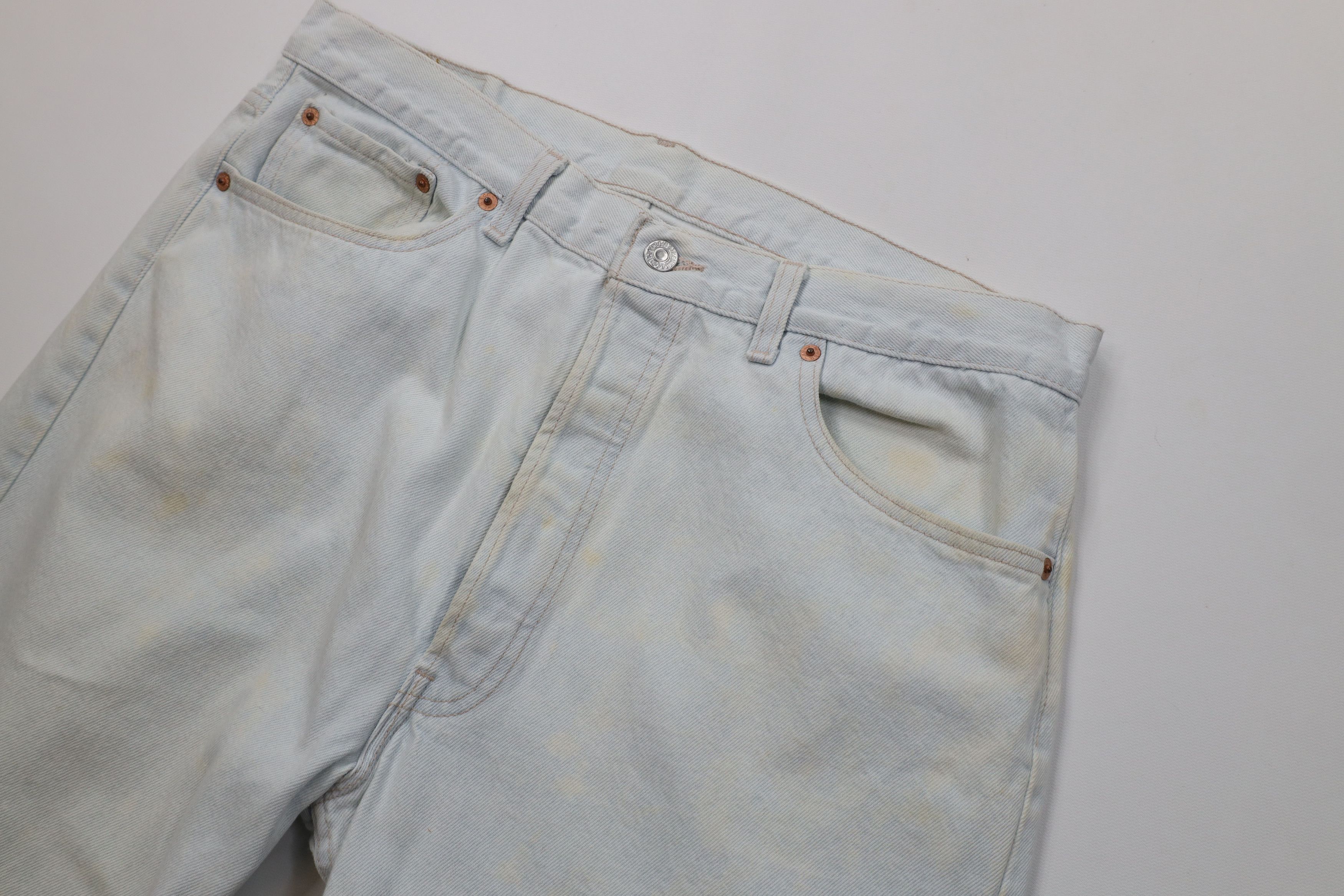 Levi's Vintage 80s Levis 501xx Button Fly Original Fit Jeans USA Size US 38 / EU 54 - 8 Thumbnail